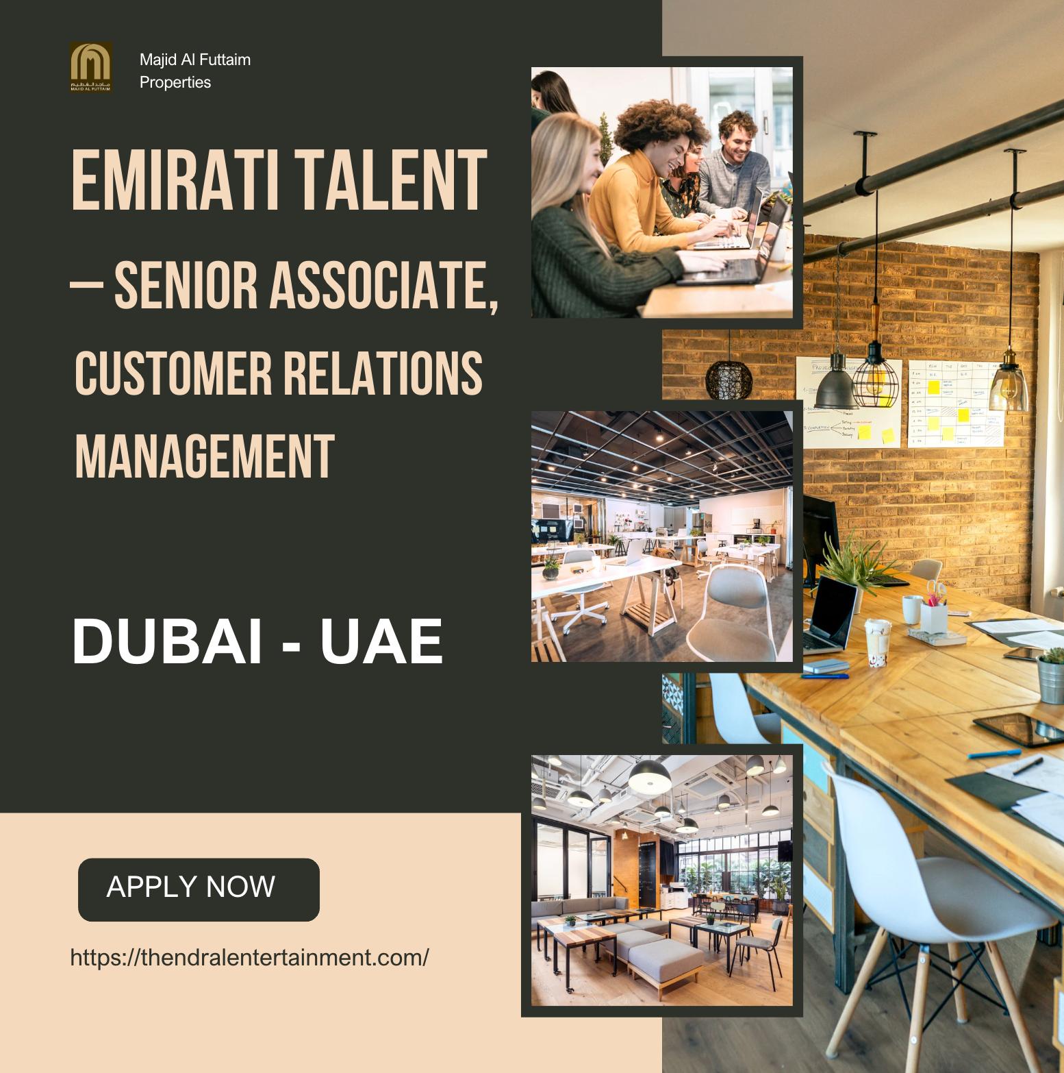 Dubai Real Estate Jobs 2025 – Exciting Emirati Talent Role at Majid Al Futtaim