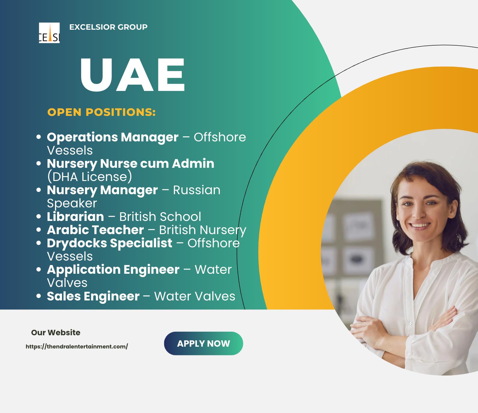 Excelsior Group Vacancies 2025 – High-Paying Job Opportunities in Dubai and UAE Now Hiring