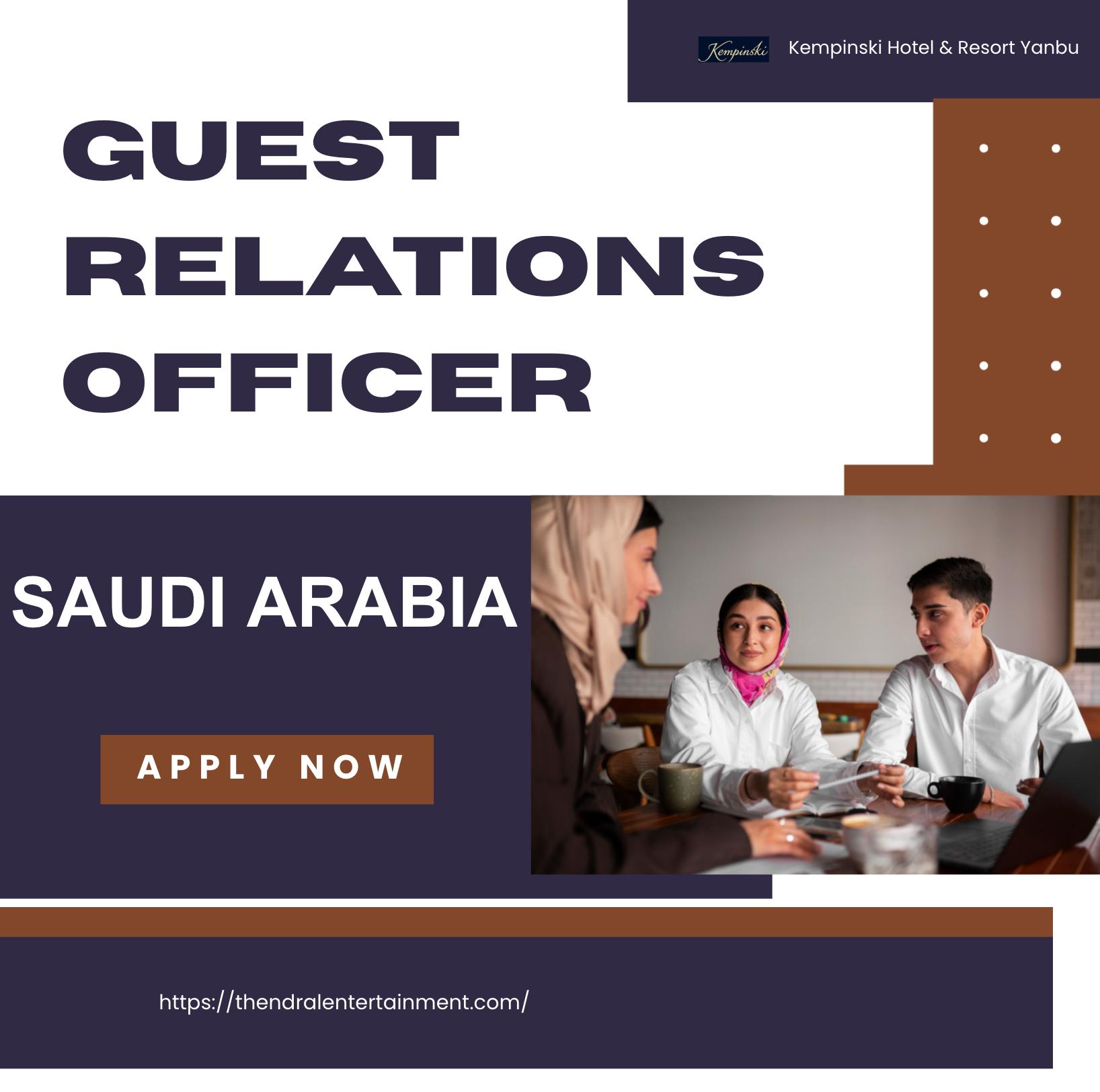 Saudi Arabia Hotel Jobs 2025 – Join as Guest Relations Officer at Kempinski Yanbu Now