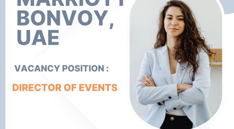 🌟 Exclusive Director of Events Jobs at Marriott Bonvoy Abu Dhabi
