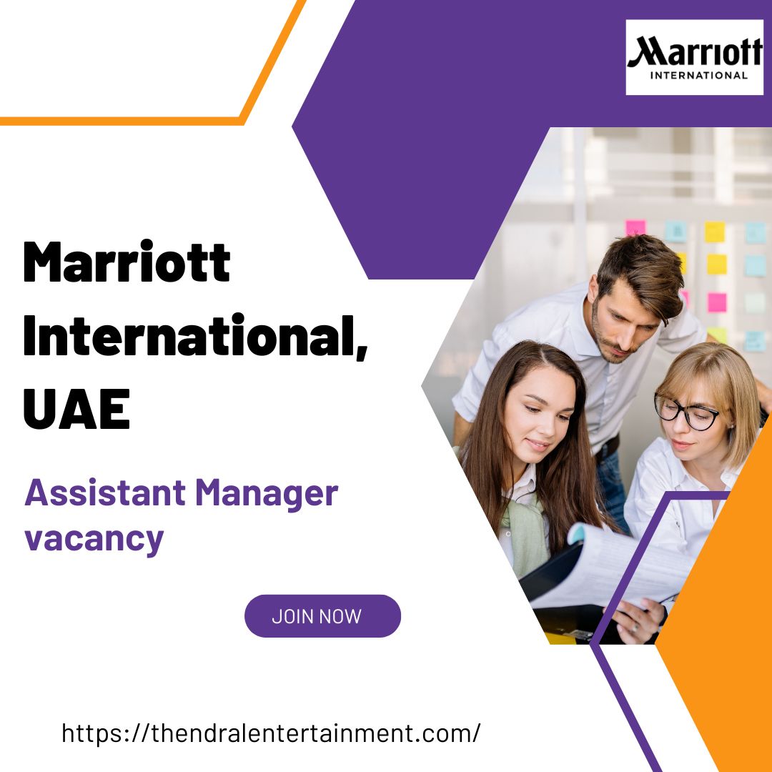 π Secure Marriott International β Assistant Manager Vacancy in UAE 2025