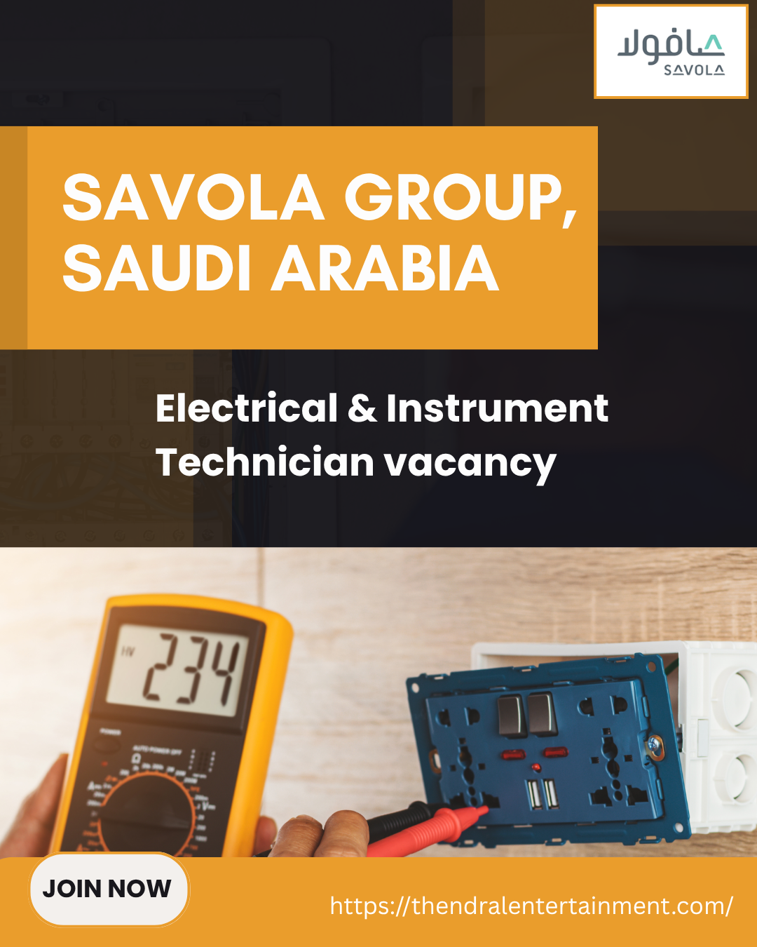 Electrical & Instrument Technician Savola Saudi Arabia