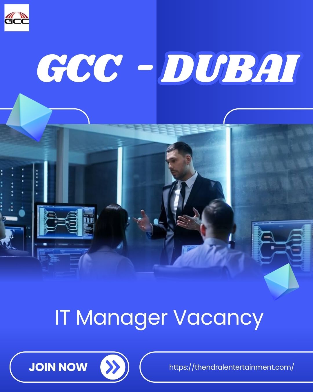 🚀 GCC UAE – IT Manager Vacancy Dubai 2025 – Apply Immediately