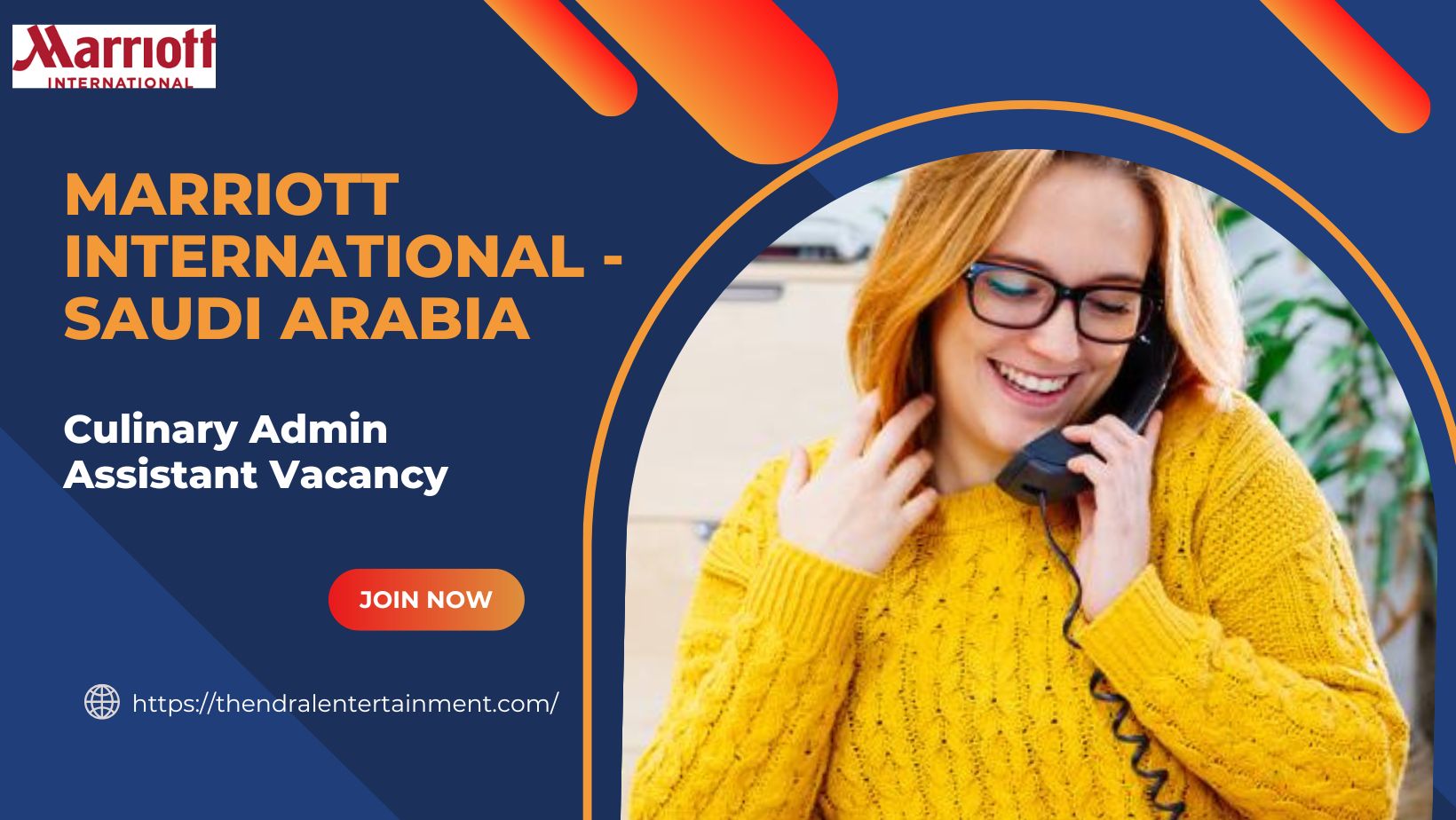✨ Marriott International – Culinary Admin Assistant Vacancy in Saudi Arabia 2025 – Apply Immediately