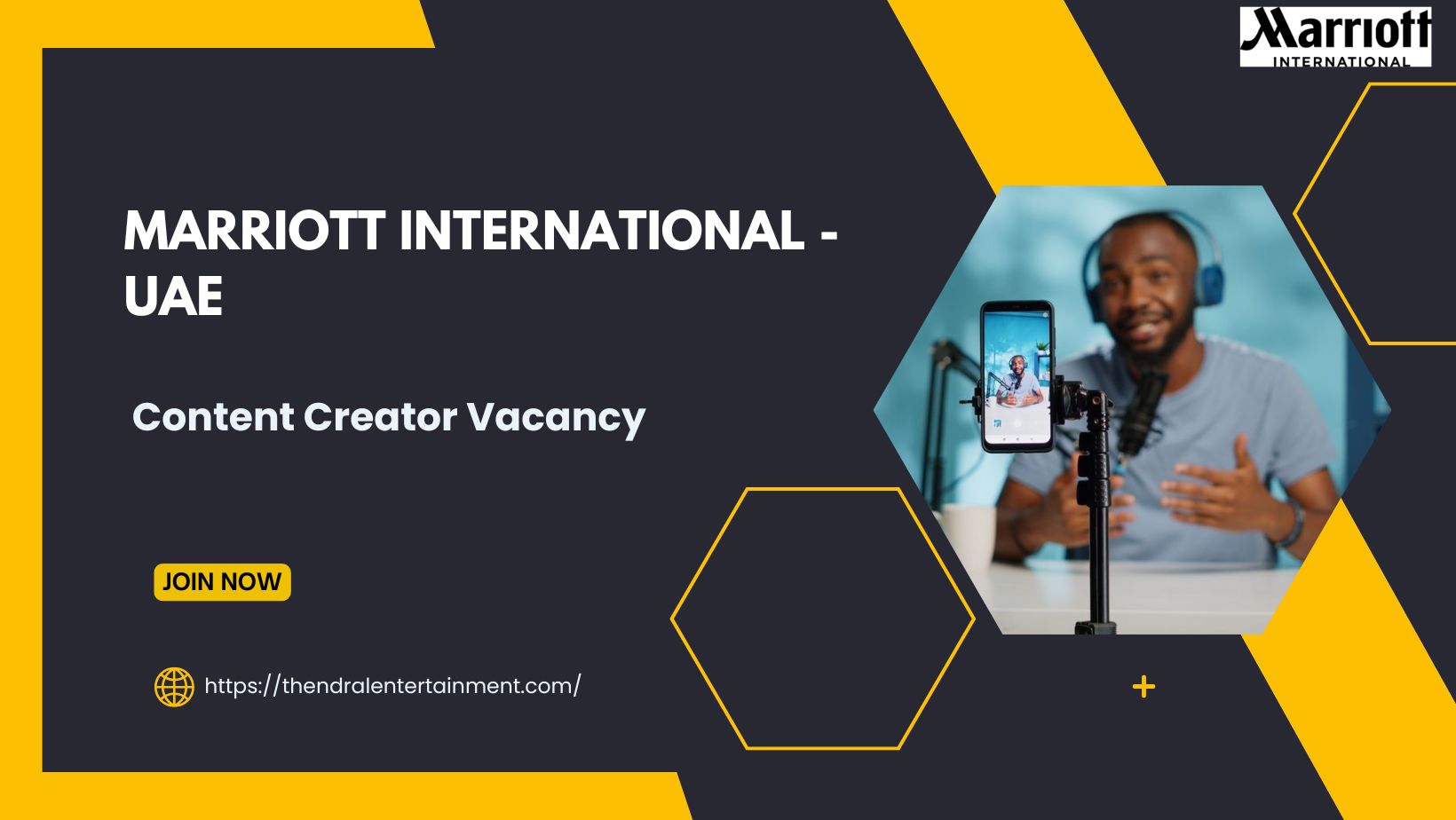 ✨ Marriott International – Content Creator Vacancy in the United Arab Emirates 2025
