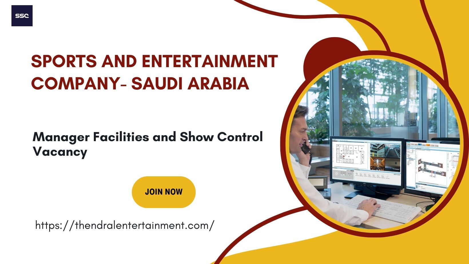 🌍 Sports and Entertainment Company – Manager Facilities and Show Control Vacancy in Saudi Arabia 2025 – Apply Immediately
