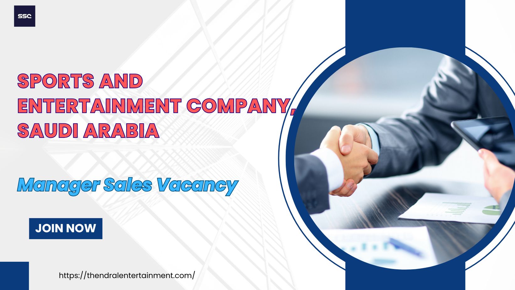 🌍 Sports and Entertainment Company – Manager Sales Vacancy in Saudi Arabia 2025 – Apply Immediately