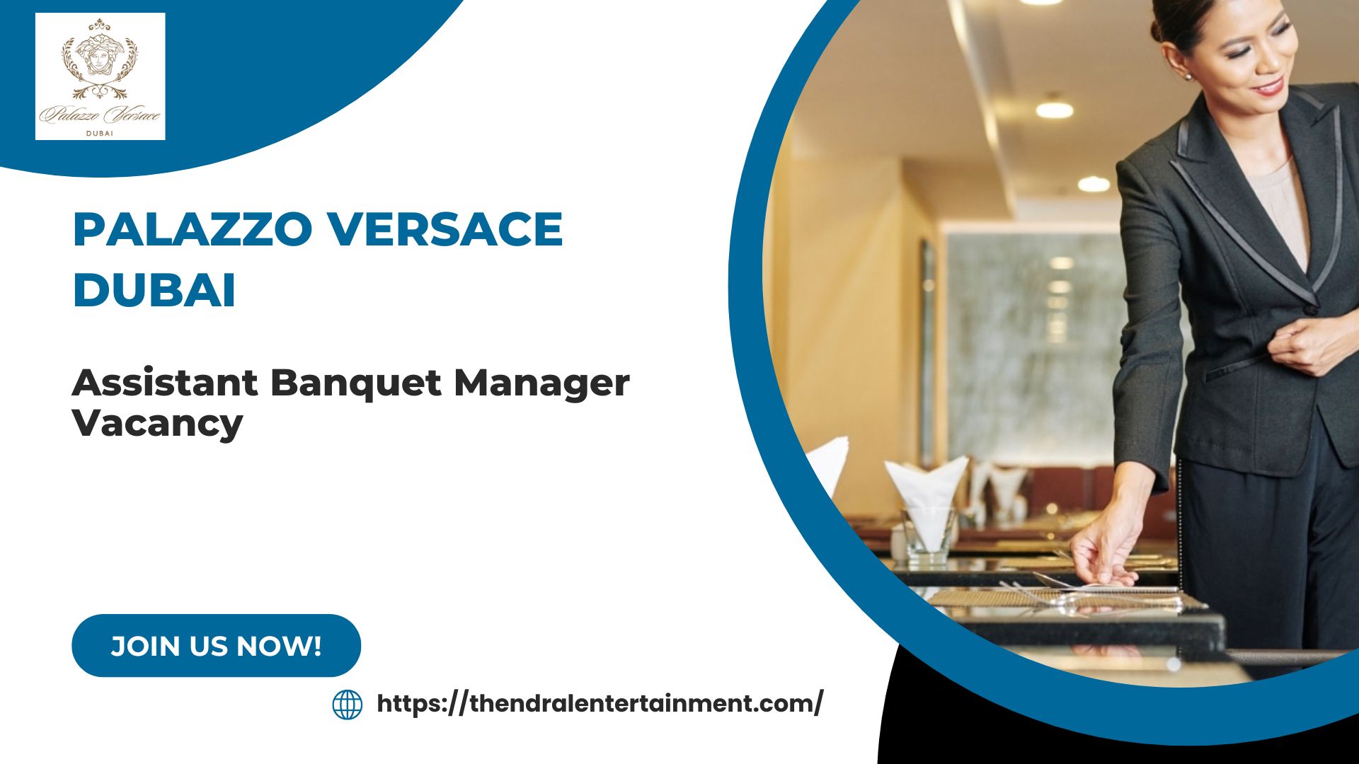 ⭐ Palazzo Versace Dubai – Assistant Banquet Manager Vacancy in Dubai 2025 – Apply Immediately