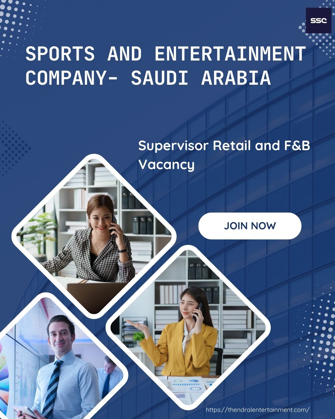 ✨ Sports and Entertainment Company – Supervisor Retail and F&B Vacancy in Saudi Arabia 2025 – Apply Immediately