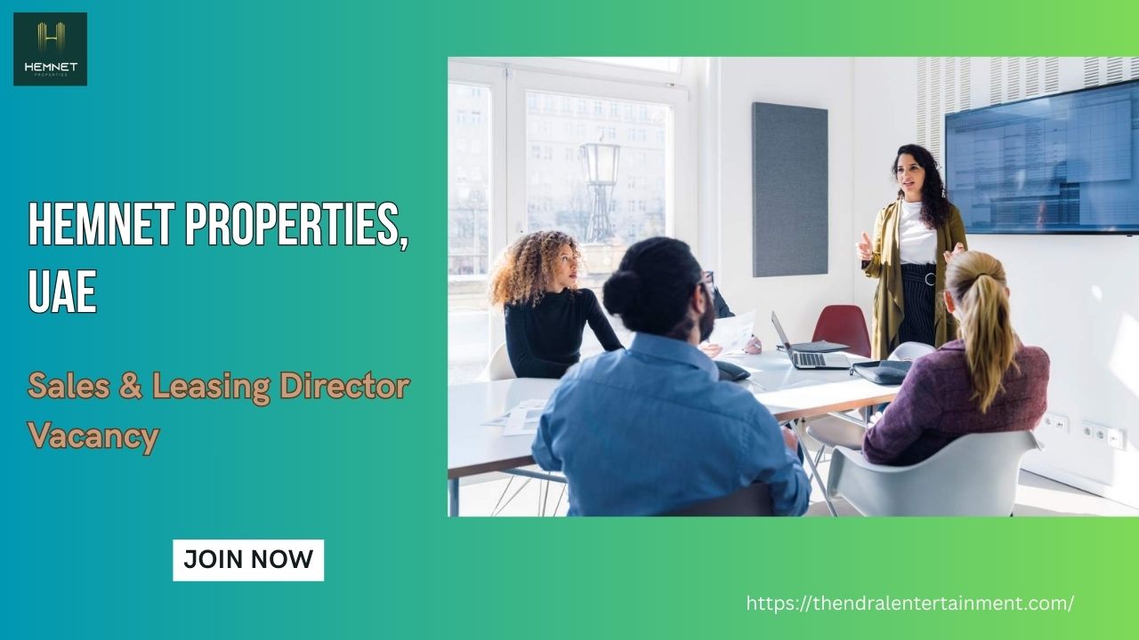 ✨ Amazing Hemnet Properties – Sales & Leasing Director Vacancy in UAE 2025