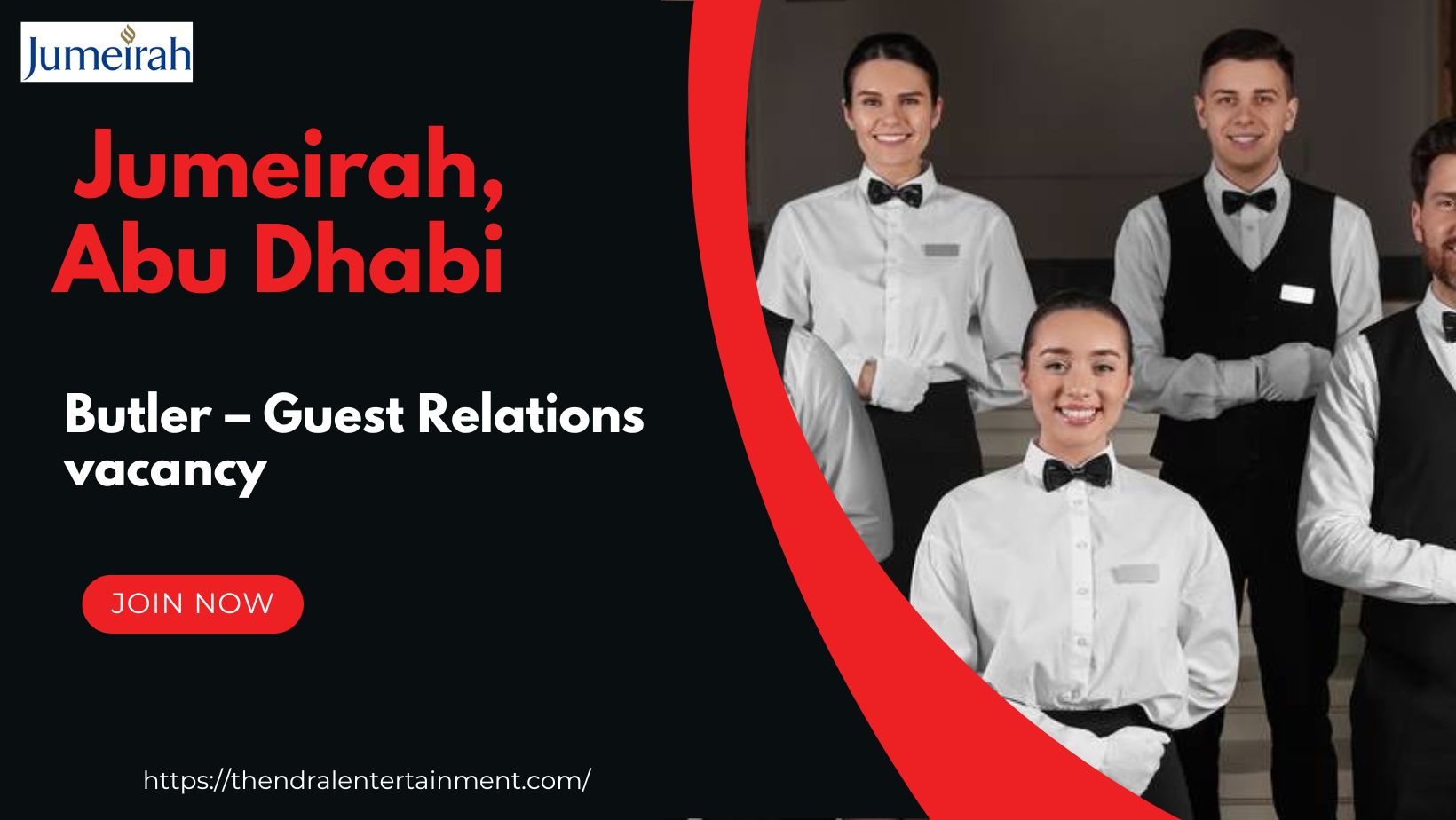 🌟 Massive Jumeirah – Butler Guest Relations Vacancy in Abu Dhabi 2025 – Apply Before 30th September