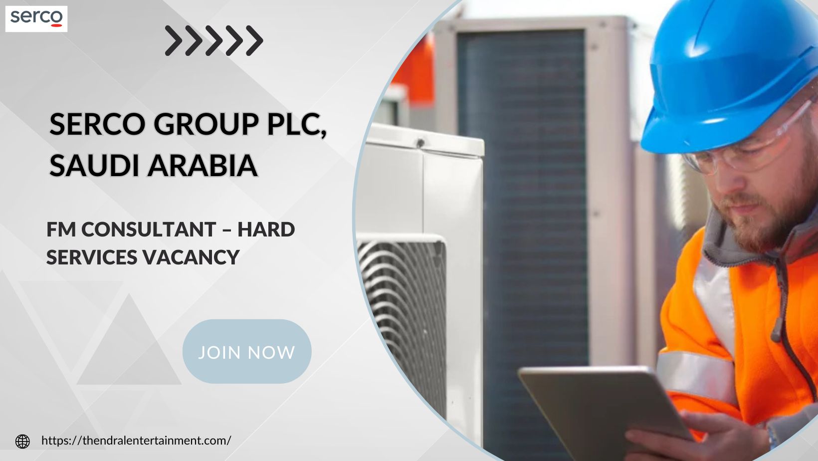 Amazing Serco – FM Consultant Hard Services Vacancy in Saudi Arabia 2025