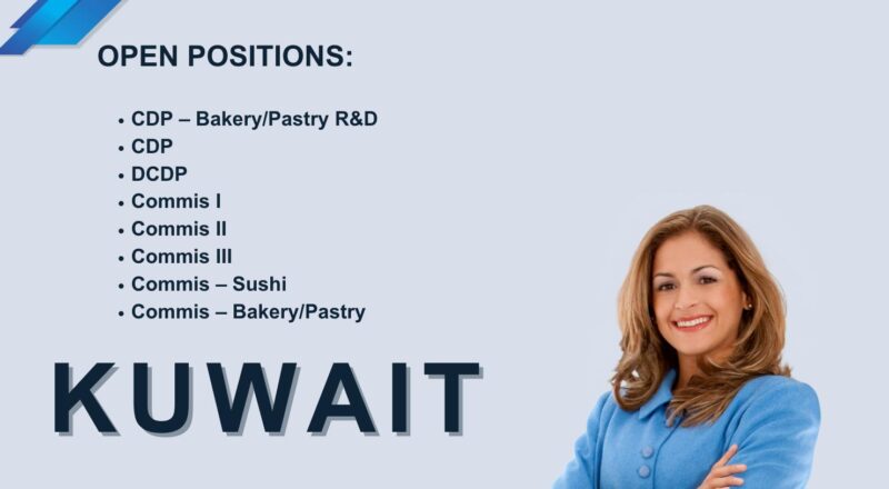 Kuwait Hospitality Jobs – Exciting Career Opportunities at Gastronomica | Walk-in 1st Oct 2025