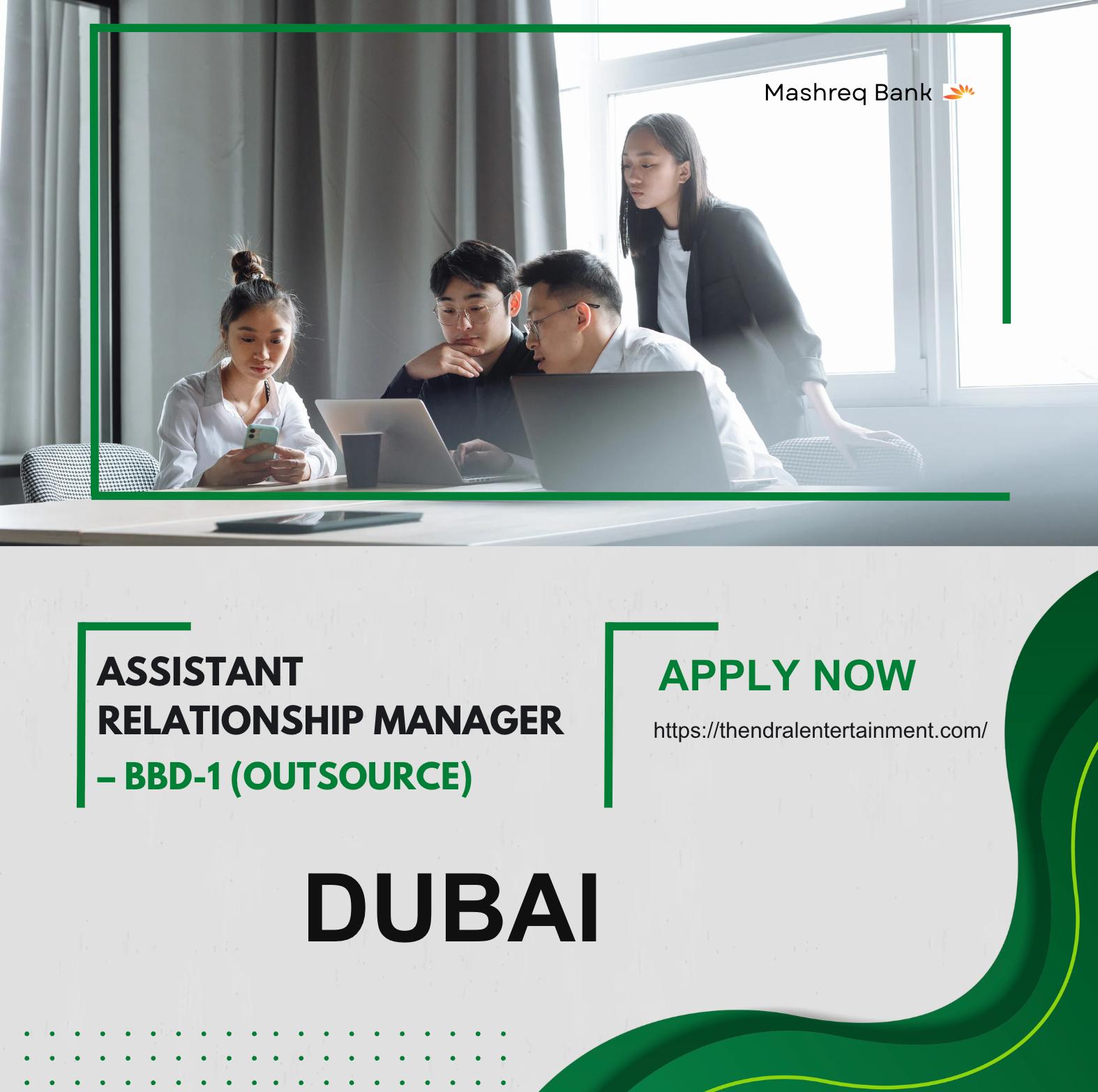 UAE Finance Jobs 2025 – Exciting Assistant Relationship Manager Role at Mashreq Bank Dubai