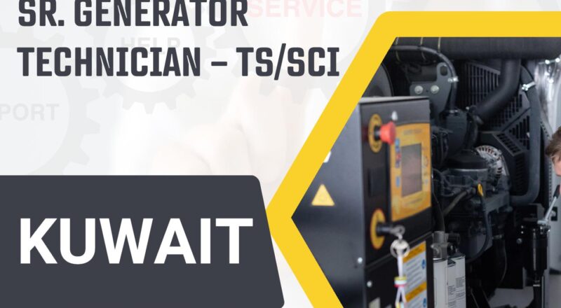 CACI Careers Kuwait 2025 – Exciting Senior Generator Technician TS/SCI Opportunity