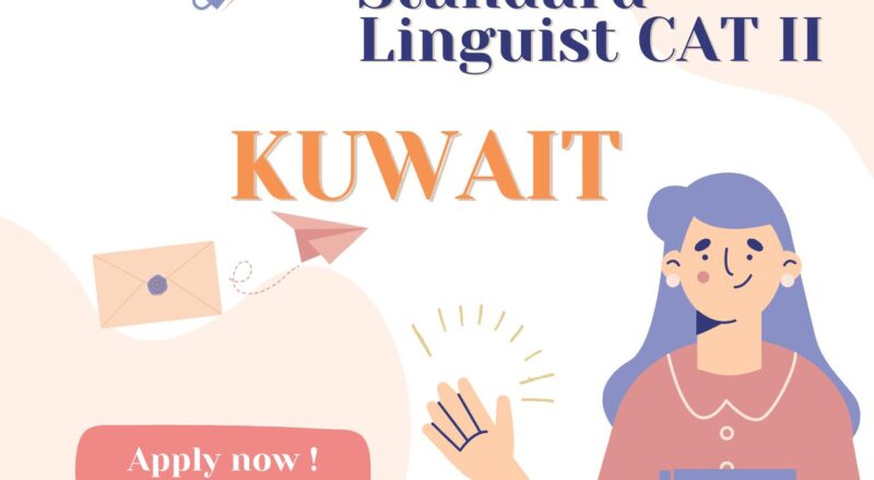 Valiant Careers Kuwait 2025 – High Growth Arabic Modern Standard Linguist Jobs