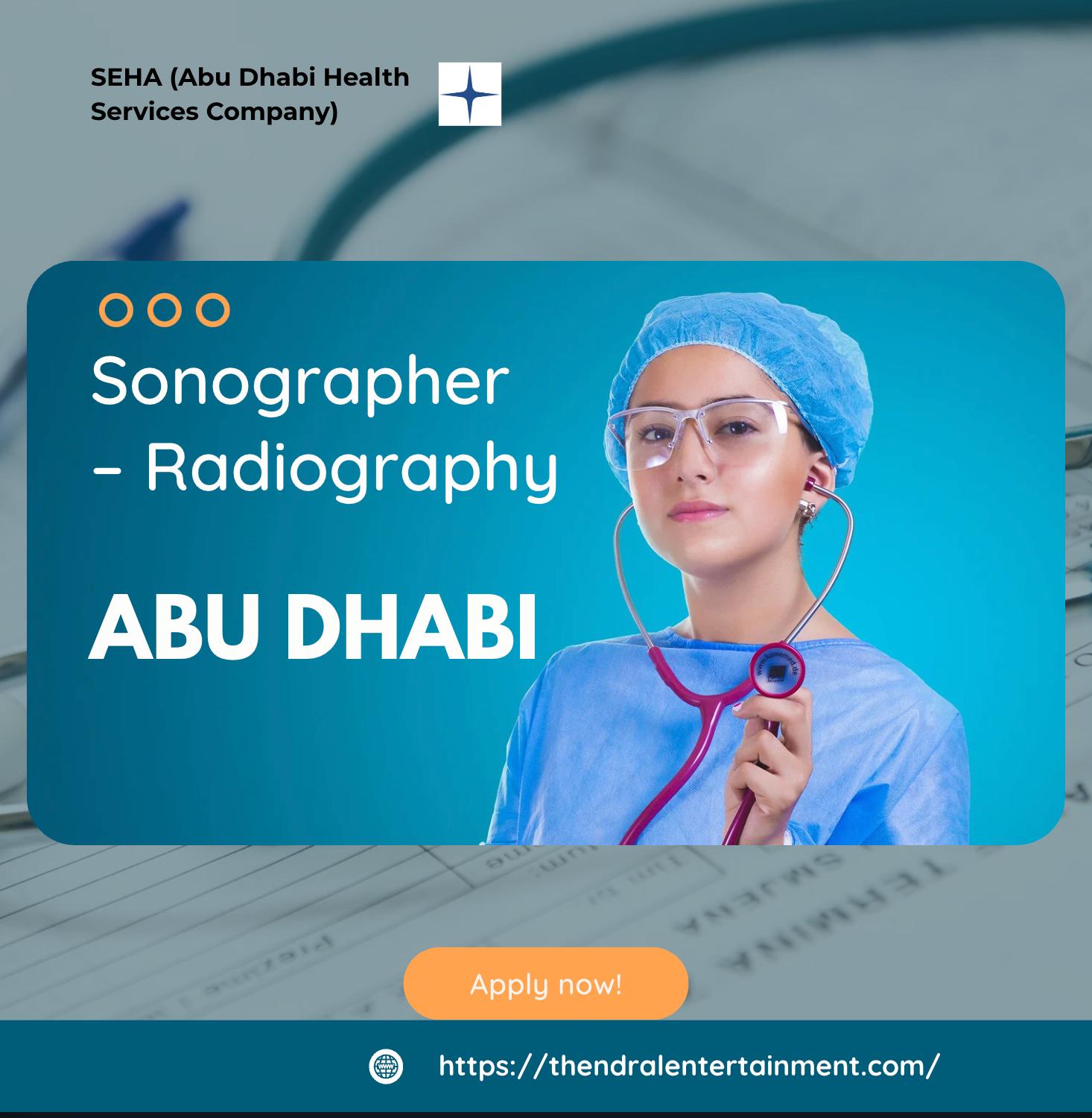 Abu Dhabi Sonographer Jobs – High Growth Medical Careers with SEHA | Last Date 30th Sep