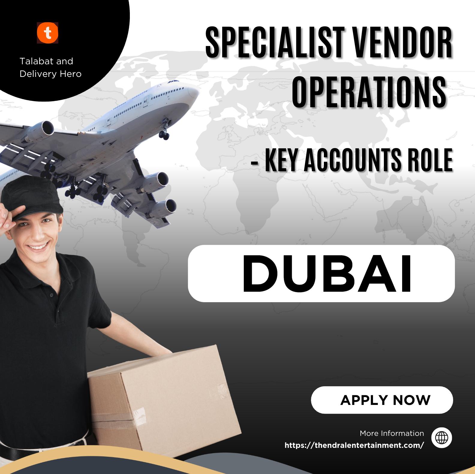 Talabat Dubai Careers 2025 – Specialist Vendor Operations Jobs with Delivery Hero