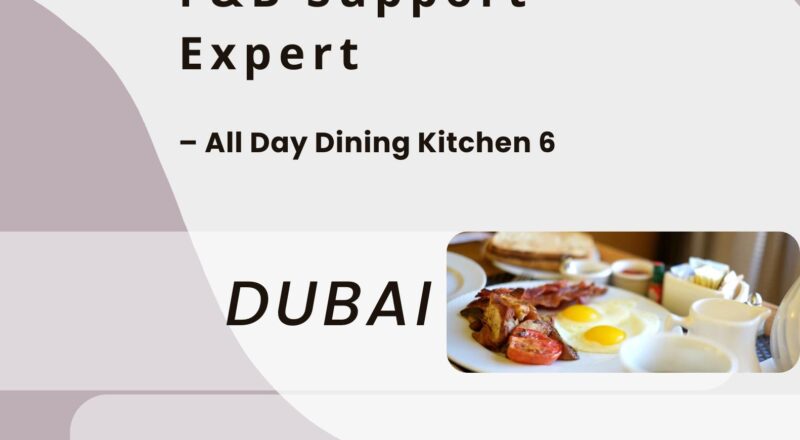 Hotel Jobs Dubai 2025 – Exciting F&B Careers at JW Marriott Marquis