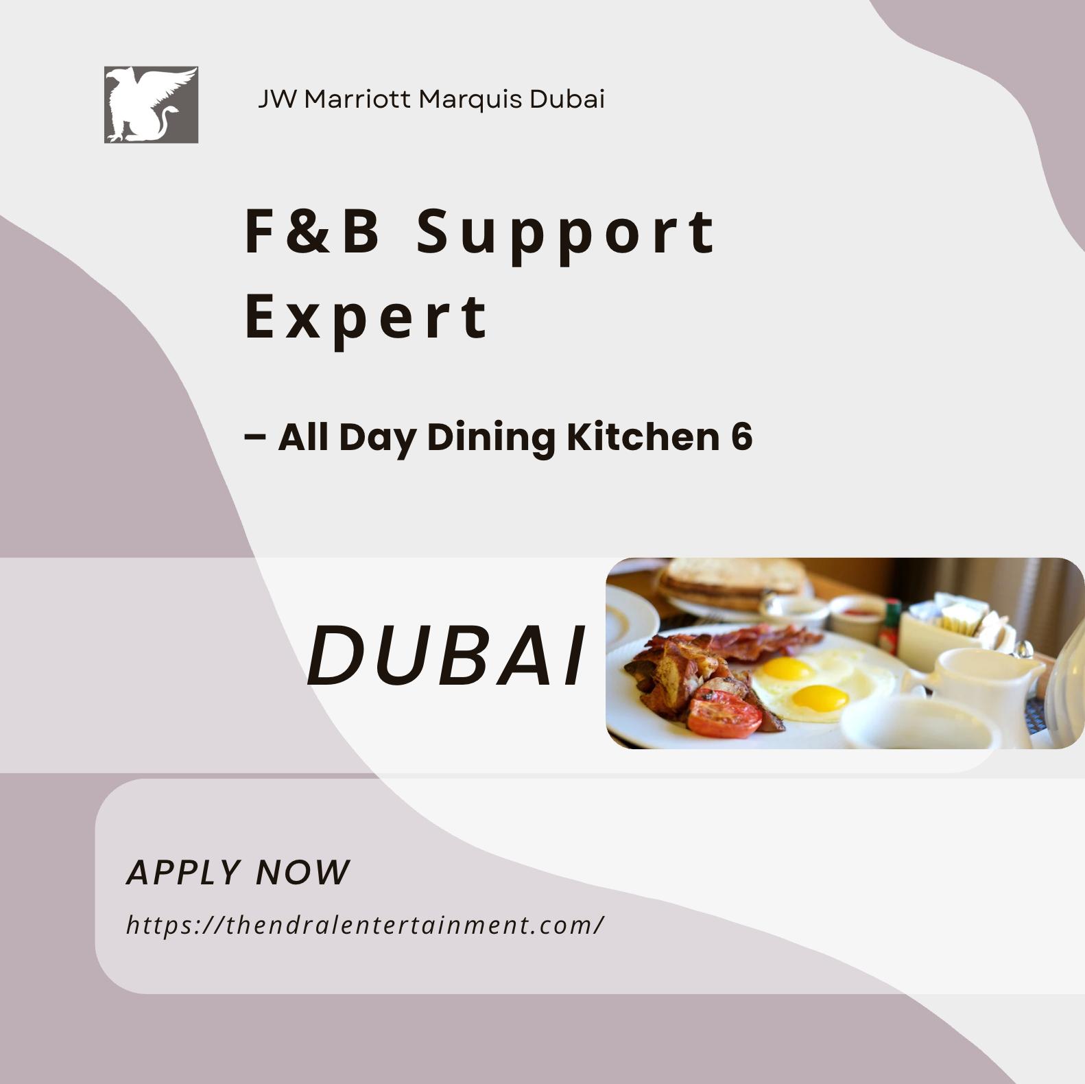 Hotel Jobs Dubai 2025 – Exciting F&B Careers at JW Marriott Marquis