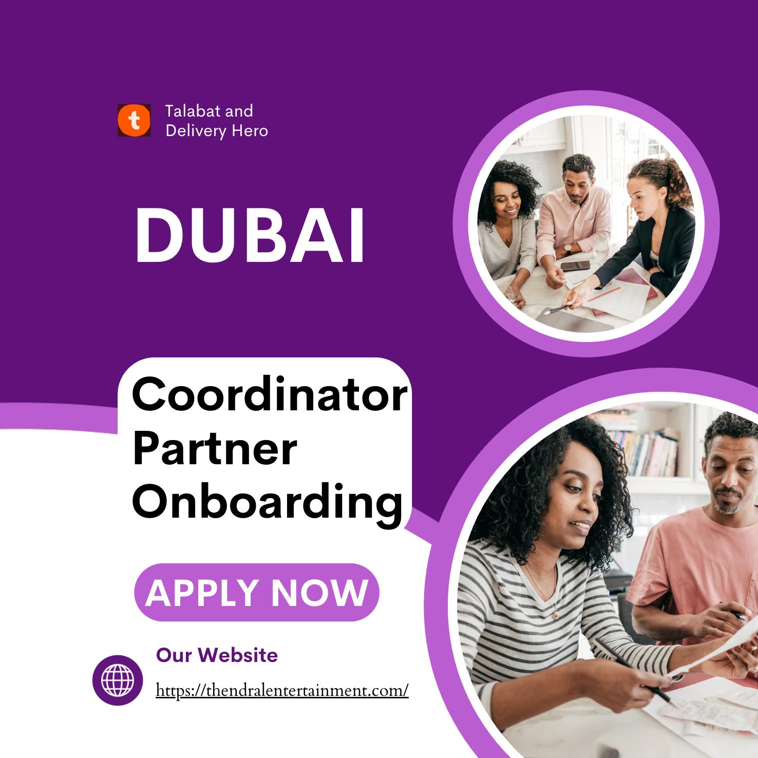 Talabat Careers UAE 2025 – Exciting Coordinator Partner Onboarding Jobs in Dubai