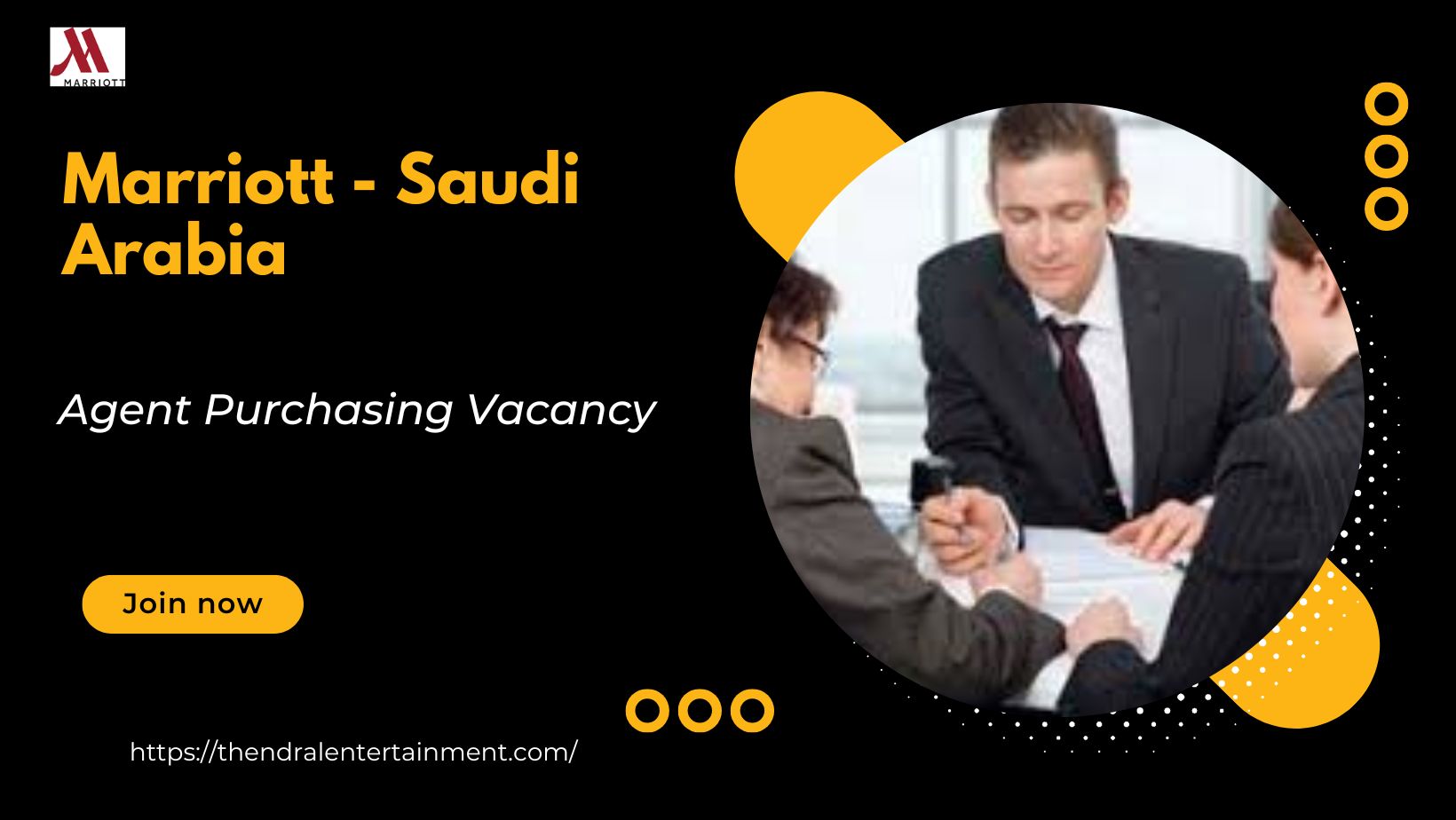 ✨ Marriott – Agent Purchasing Vacancy in Saudi Arabia 2025 – Apply Immediately