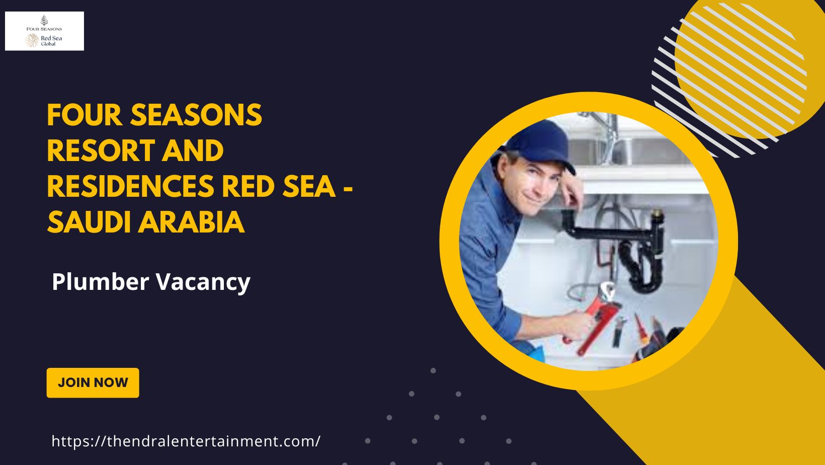 🌟 Four Seasons Resort and Residences Red Sea – Plumber Vacancy in Saudi Arabia 2025 – Apply Immediately