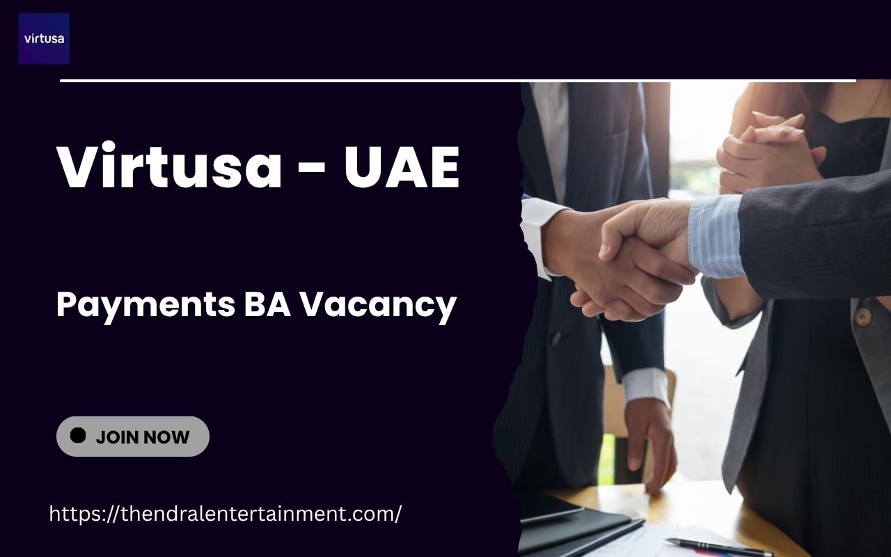 ๐ Virtusa โ Payments BA Vacancy in the United Arab Emirates 2025 โ Apply Immediately