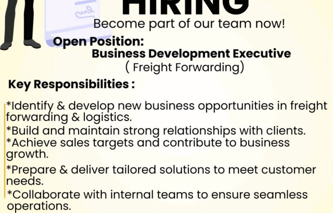 🚀 MHS Max Hub Shipping – Business Development Executive Vacancy in UAE 2025