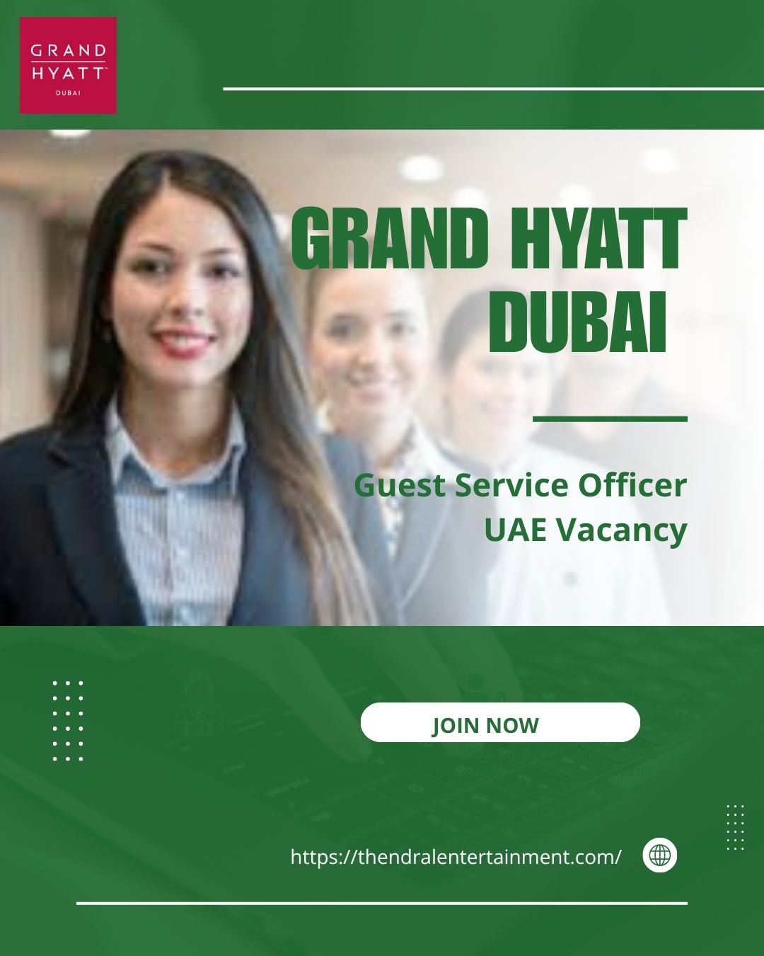 π Grand Hyatt Dubai Guest Service Officer UAE Vacancy 2025 β Apply Immediately