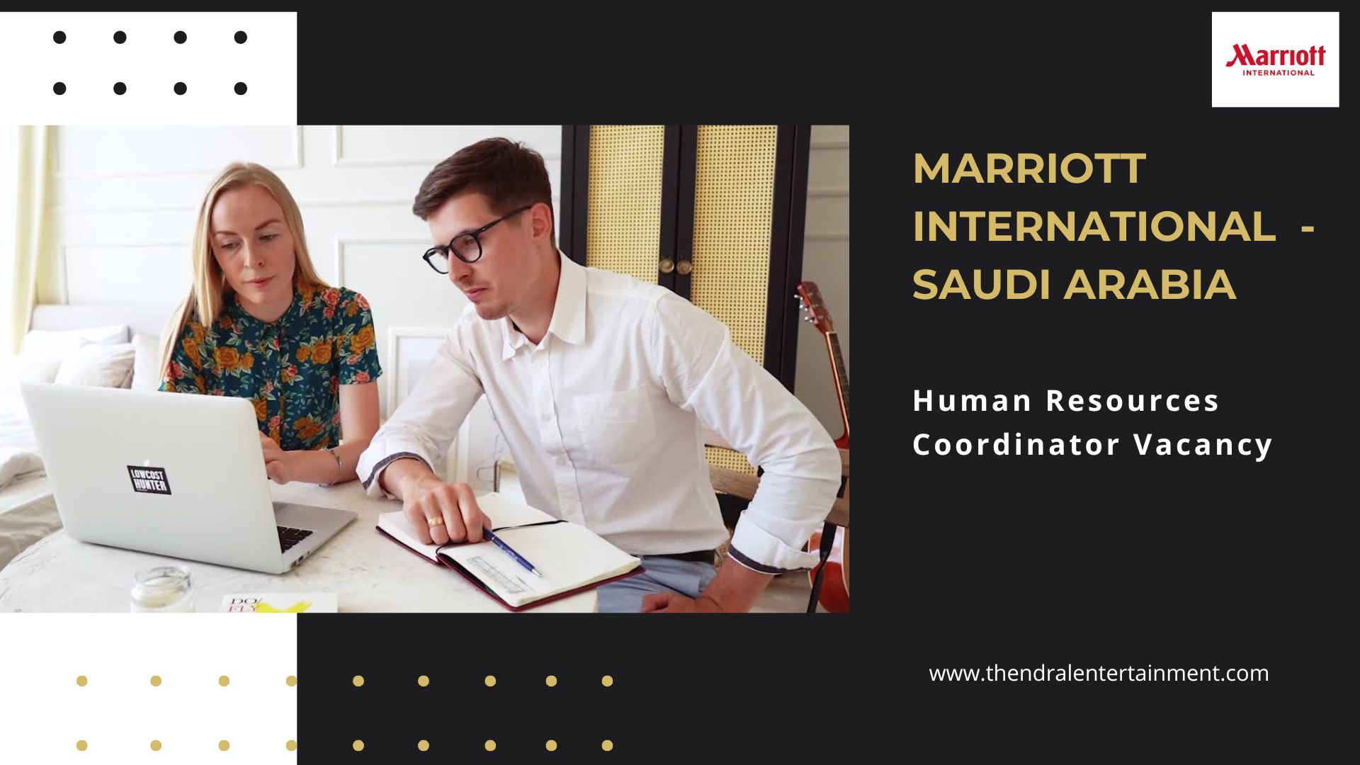 ✨ Marriott International – Human Resources Coordinator Vacancy in Saudi Arabia 2025 – Apply Immediately