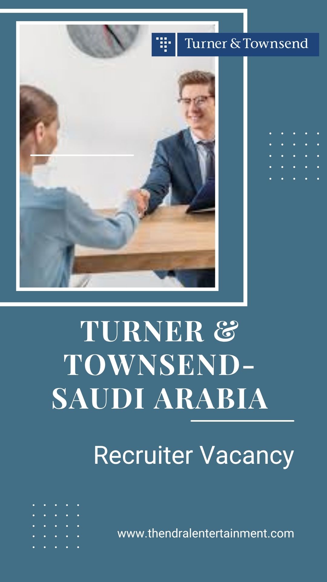 Turner & Townsend Recruiter Vacancy in Saudi Arabia 2025