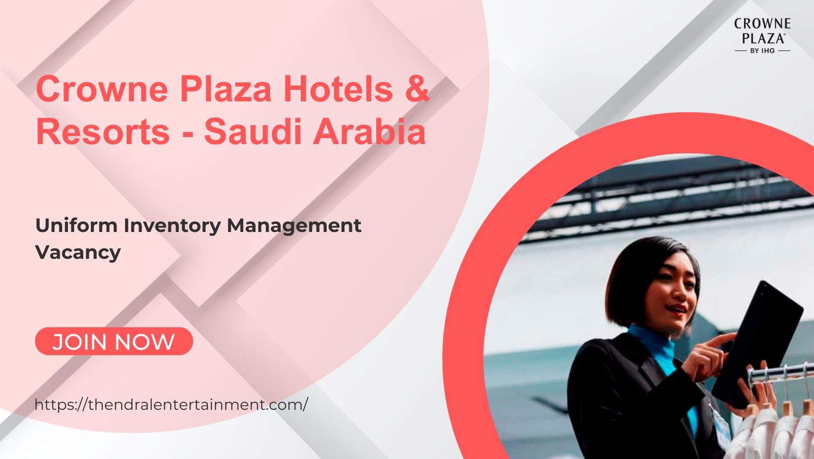 ✨ Crowne Plaza Hotels & Resorts – Uniform Inventory Management Vacancy in Saudi Arabia – Apply 2025