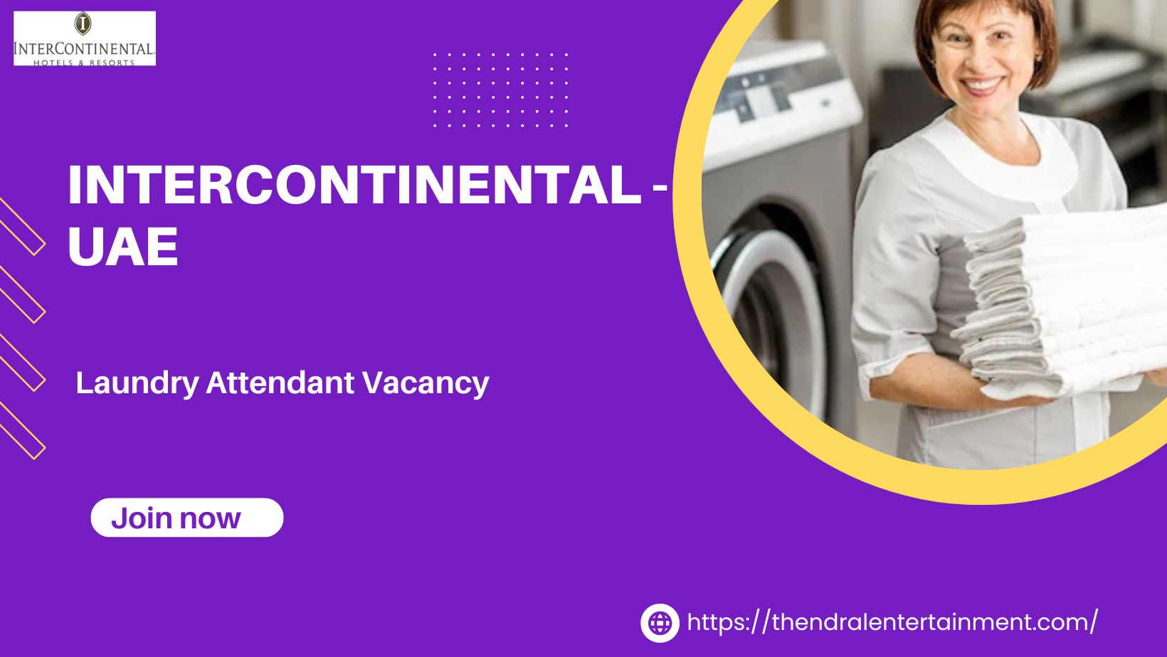 ✨ InterContinental – Laundry Attendant Vacancy in the United Arab Emirates 2025