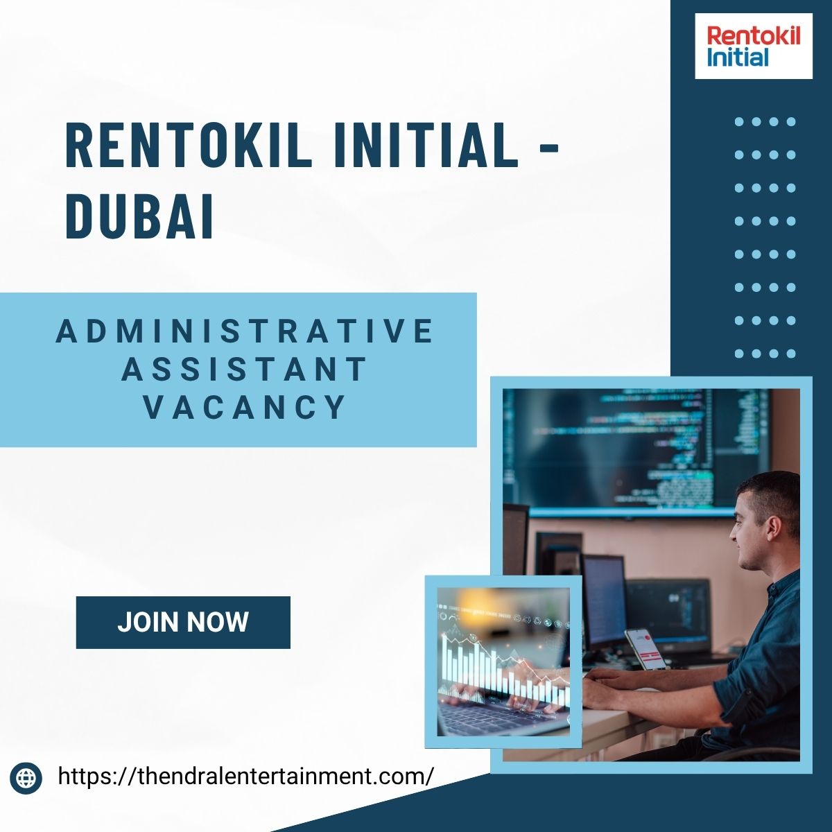 🏢 Rentokil Initial – Administrative Assistant Vacancy in Dubai 2025 – Apply Immediately