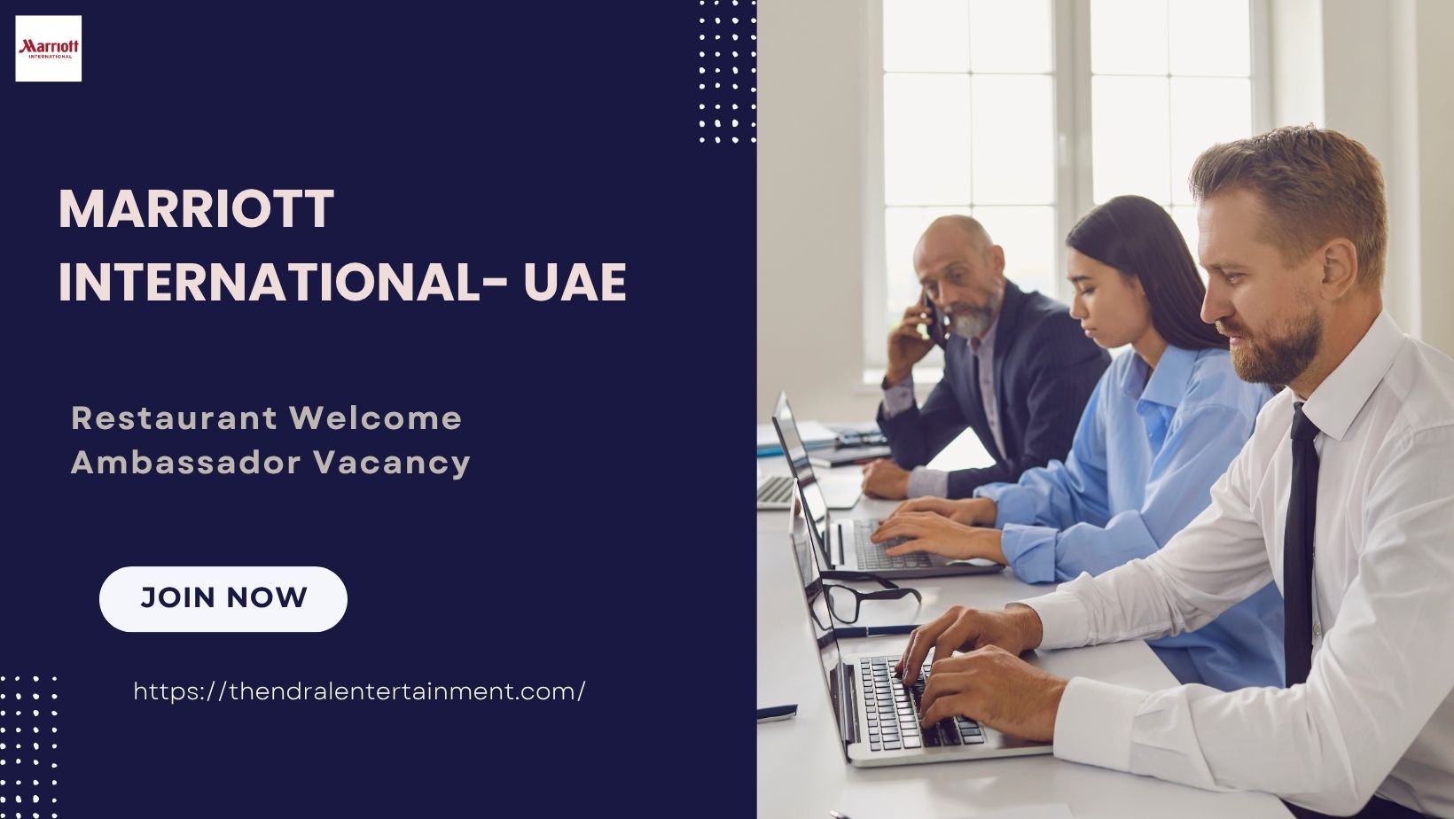 ✨ Marriott International – Restaurant Welcome Ambassador Vacancy in the United Arab Emirates 2025