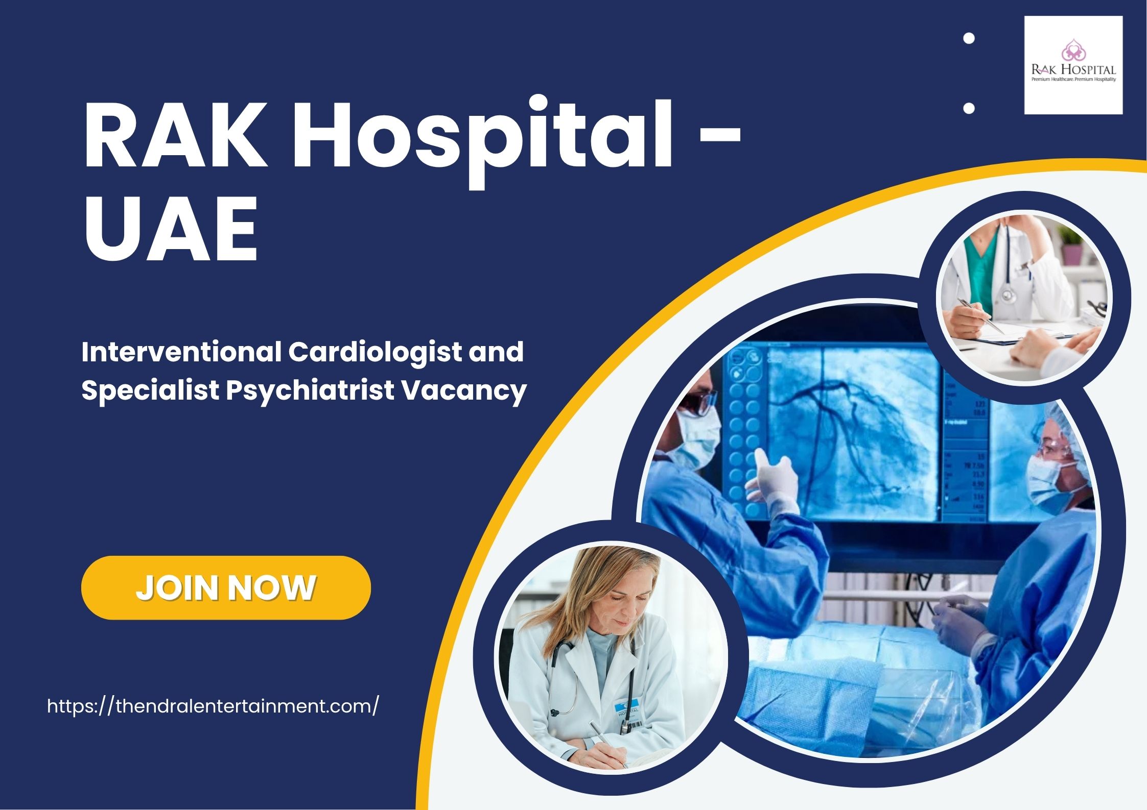 ✨ RAK Hospital – Interventional Cardiologist and Specialist Psychiatrist Vacancy in UAE 2025 – Apply Immediately
