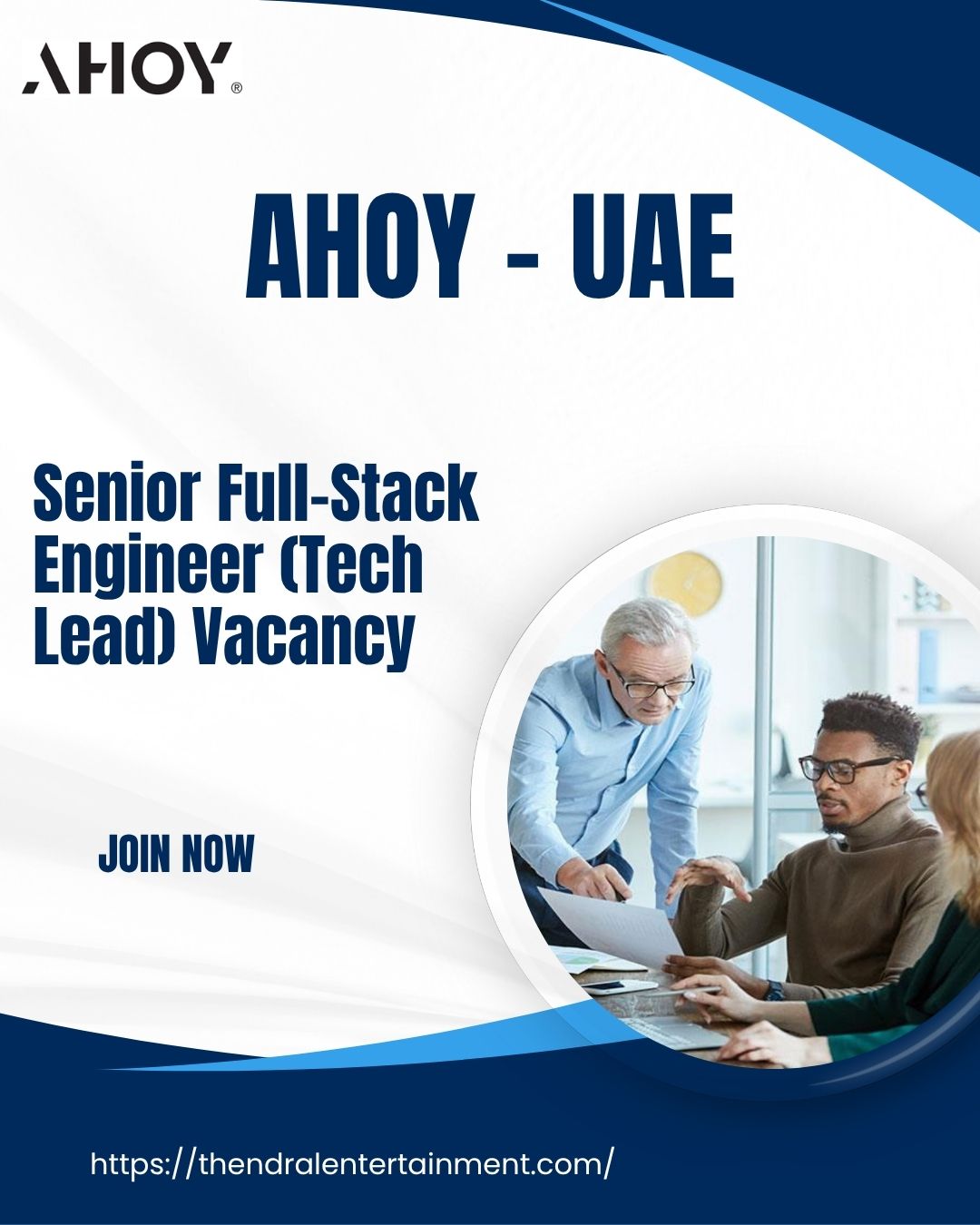 ⚡ AHOY – Senior Full-Stack Engineer (Tech Lead) Vacancy in United Arab Emirates 2025 – Apply Immediately