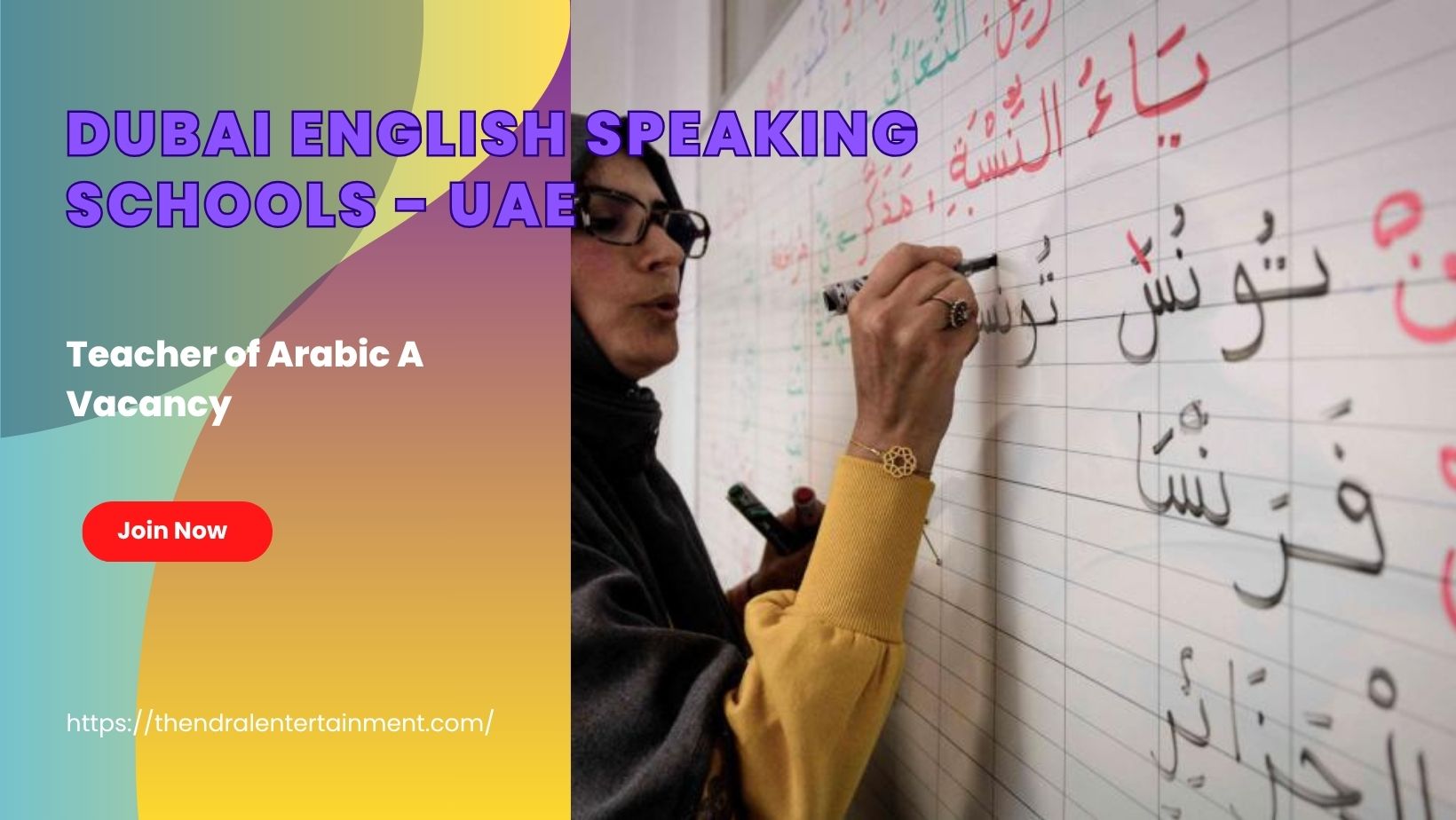 ✨ Dubai English Speaking Schools – Teacher of Arabic A Vacancy in United Arab Emirates – Apply Before 1 Nov 2025