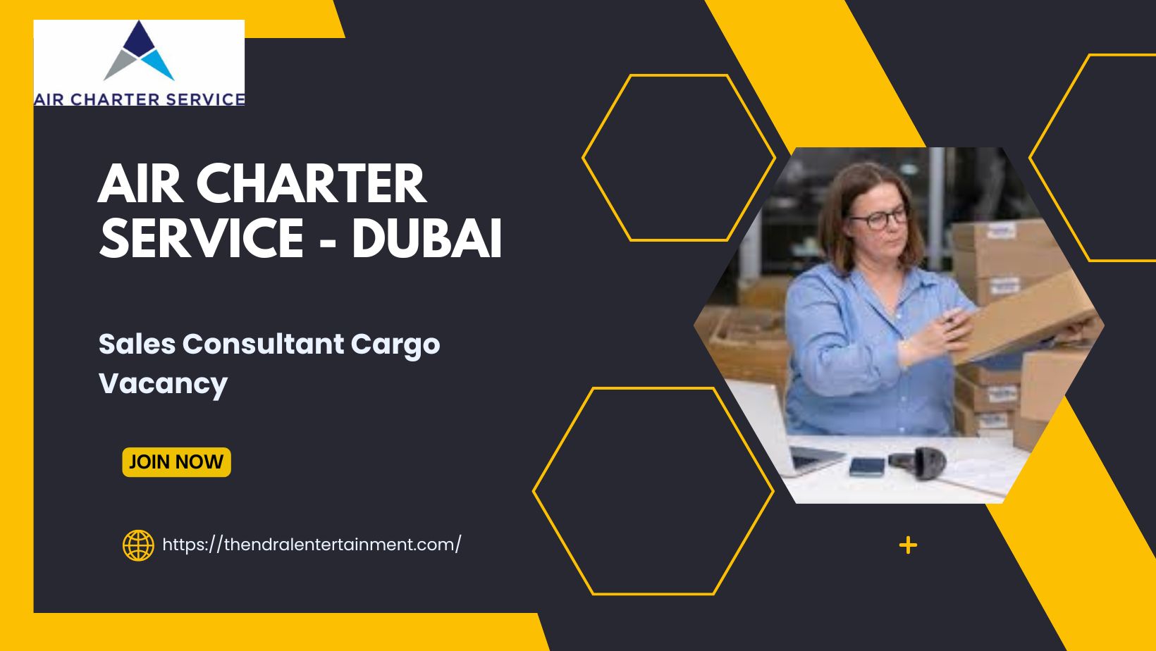 ✈️ Exciting Air Charter Service – Sales Consultant Cargo Vacancy in Dubai, United Arab Emirates – 2025