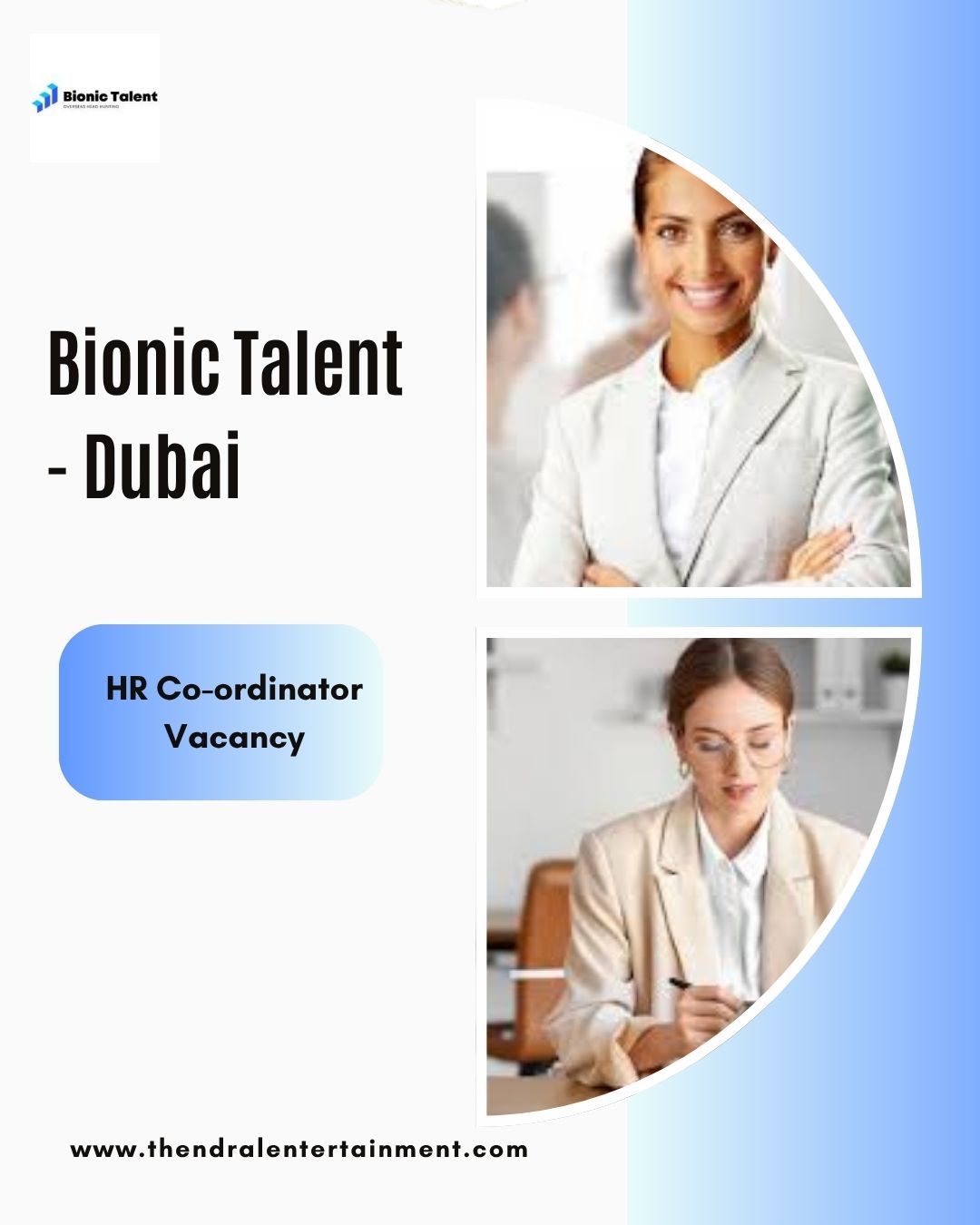 🌟 Bionic Talent – HR Co-ordinator Vacancy in Dubai 2025 – Apply Immediately