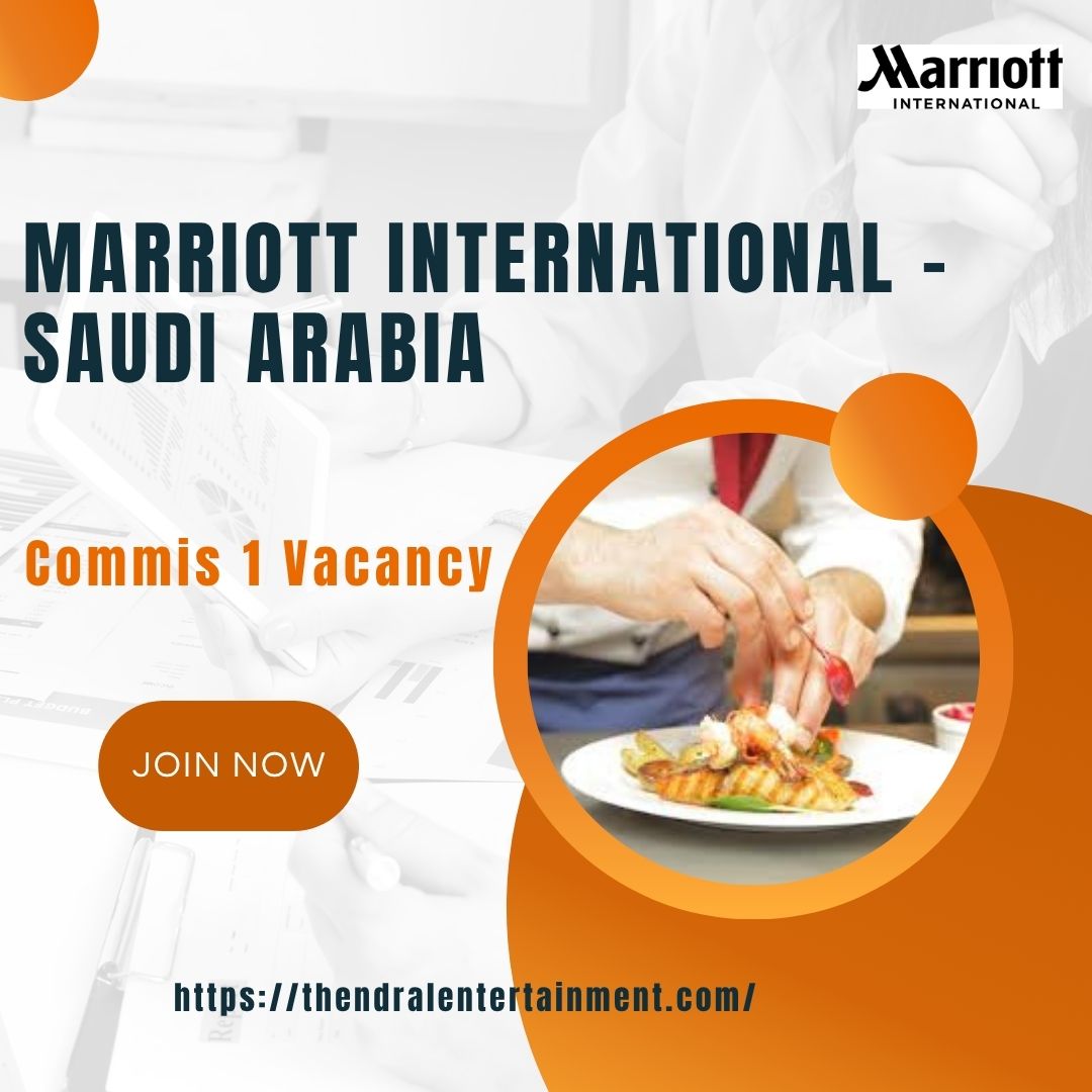 π Marriott International β Commis 1 Vacancy in Saudi Arabia 2025 β Apply Immediately