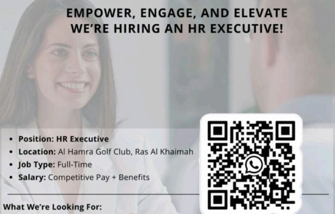 🌟 Al Hamra Golf Club – HR Executive Vacancy in the United Arab Emirates 2025 – Apply Immediately