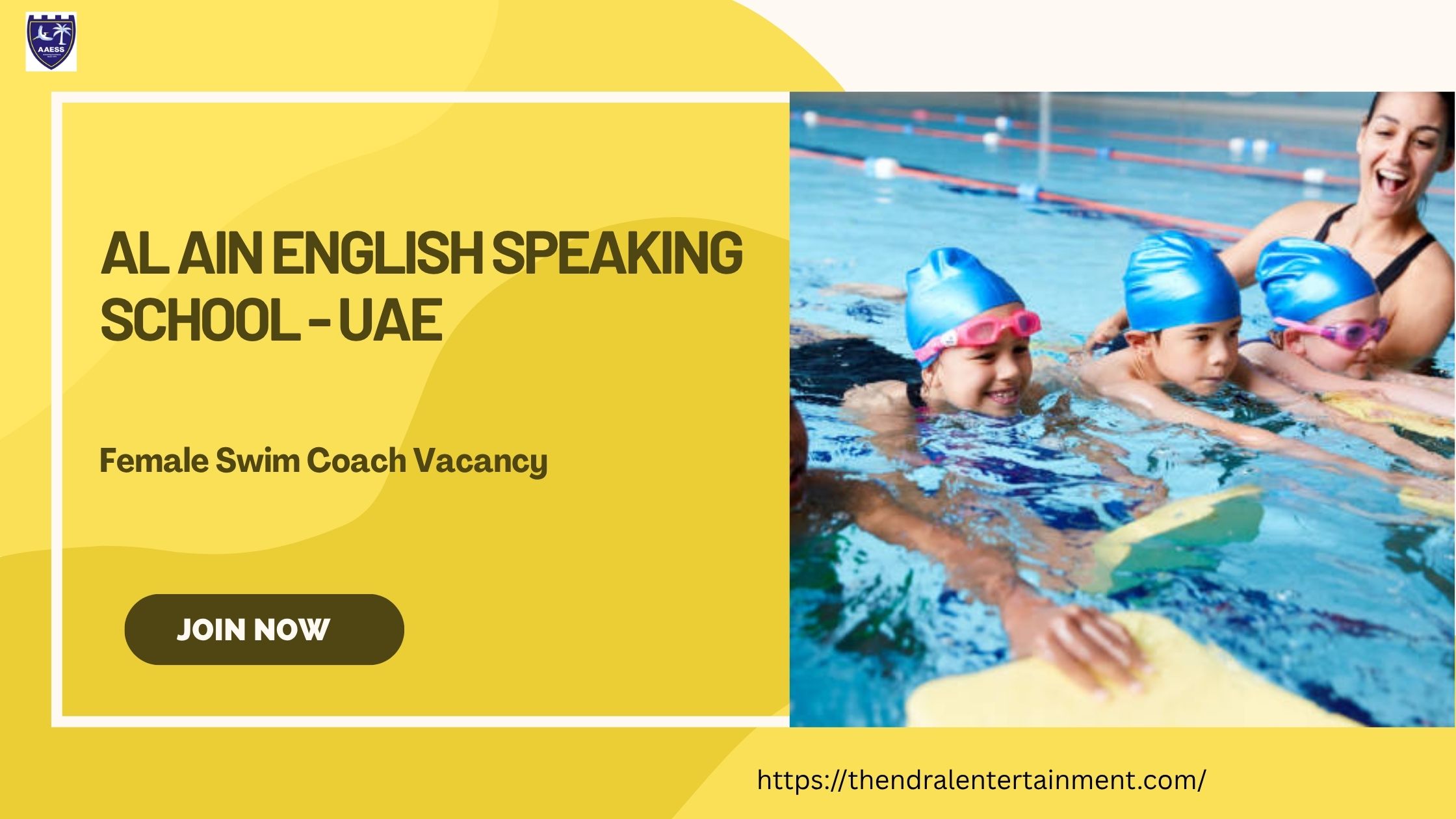 ✨ Al Ain English Speaking School – Female Swim Coach Vacancy in United Arab Emirates – Apply before 23 October 2025