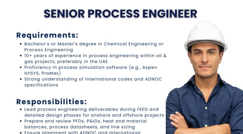 🚨 Star Services LLC – Senior Process Engineer Vacancy in Abu Dhabi – Apply Immediately 2025