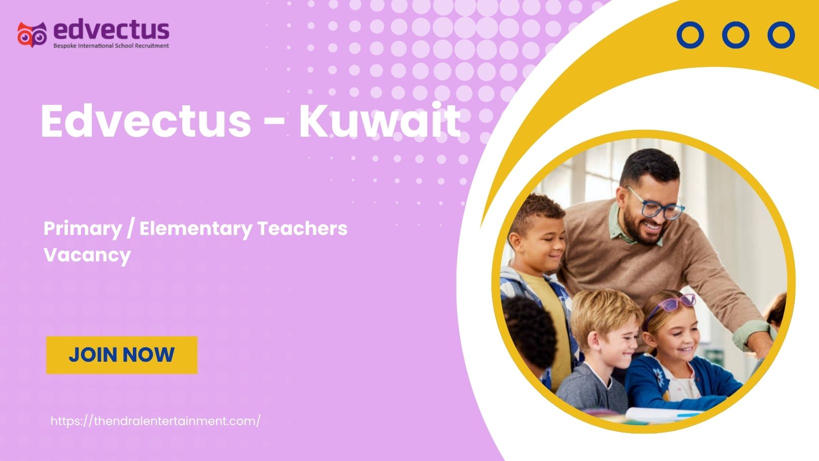 ✨ Edvectus – Primary / Elementary Teachers Vacancy in Kuwait 2025