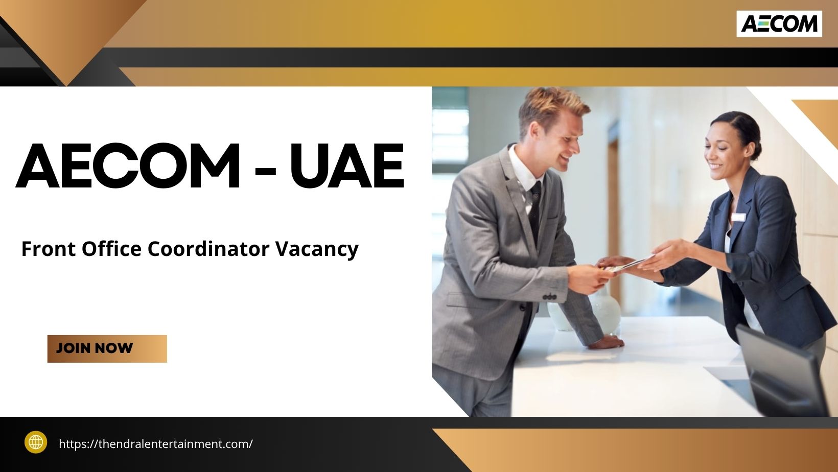 ✨ AECOM – Front Office Coordinator Vacancy in the United Arab Emirates – Apply Immediately 2025
