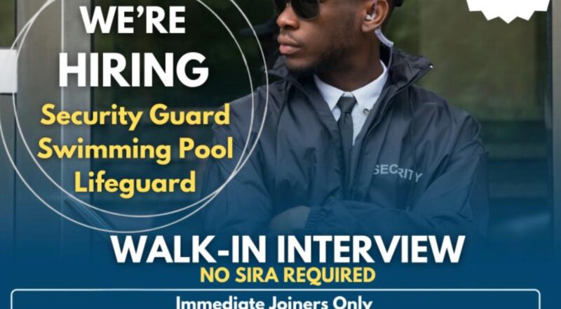 Dubai Security Guard Jobs – Join EFS Facilities Services Walkin Interview | 16th Oct 2025