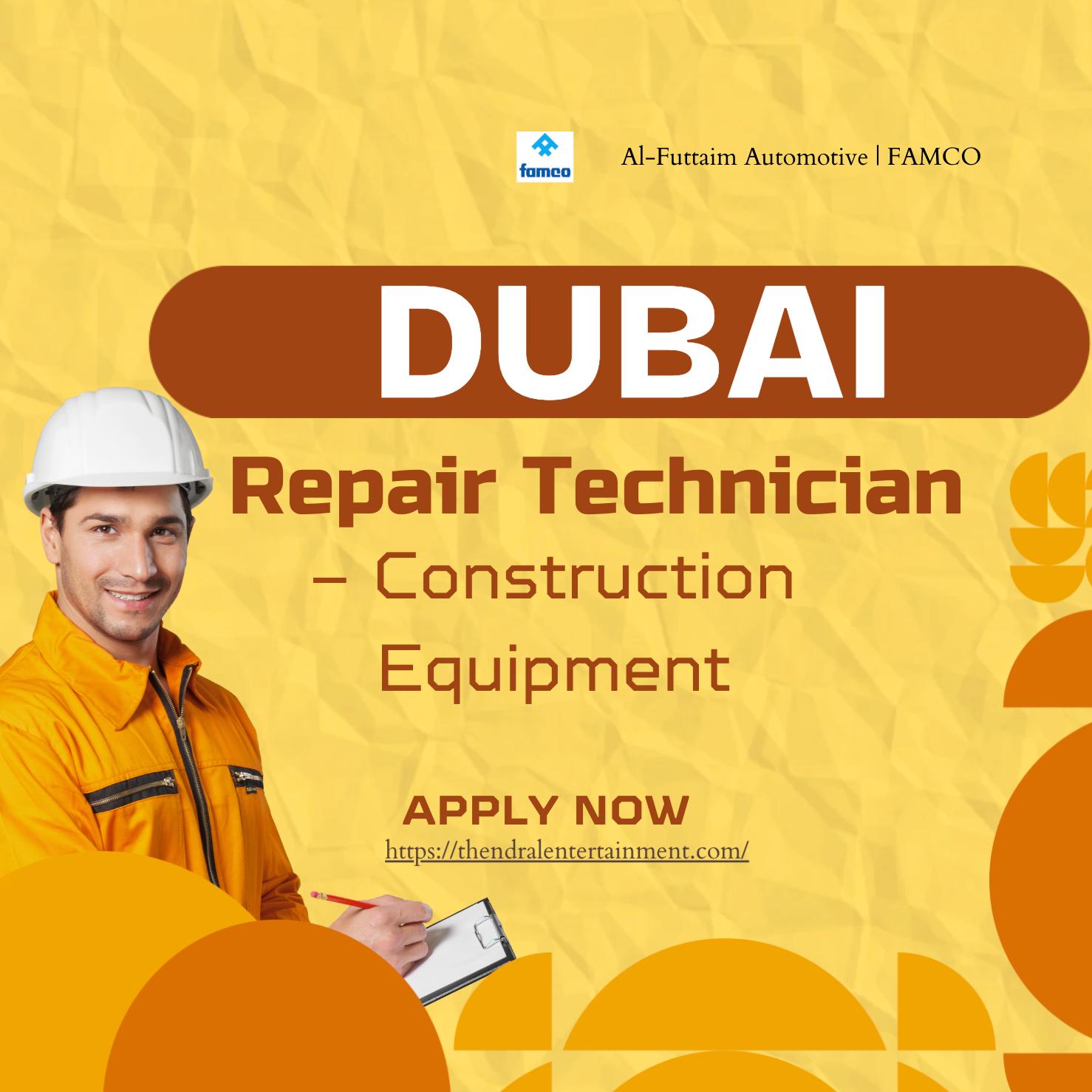 FAMCO Dubai Jobs 2025 – Exciting Repair Technician Careers at Al-Futtaim Automotive