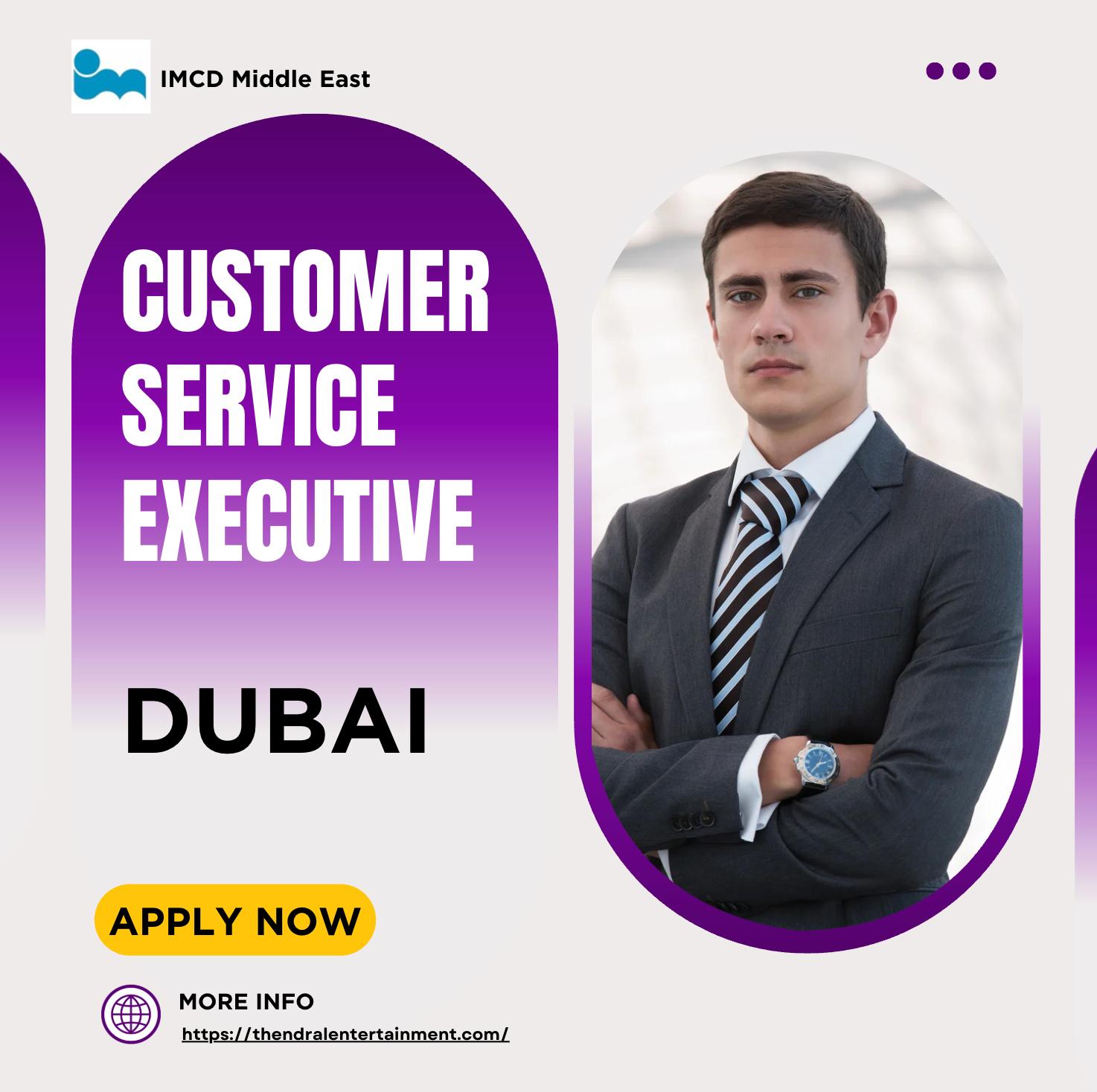 Customer Service Jobs in Dubai 2025 – Exciting Customer Service Executive Role at IMCD Middle East